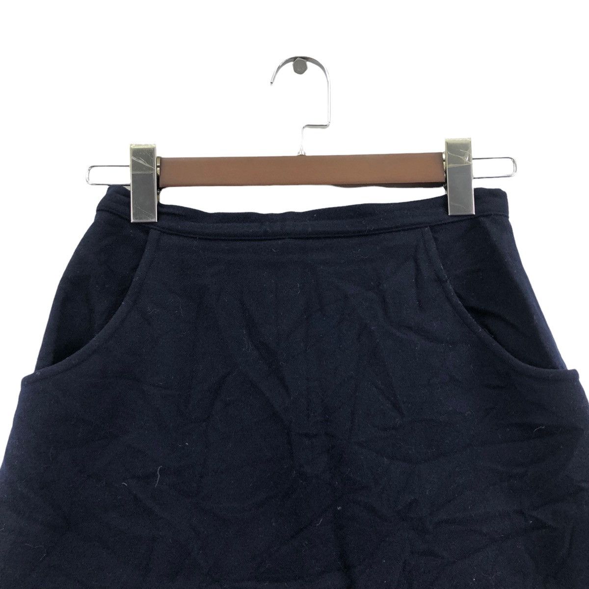 Vtg 90’ YOHJI YAMAMOTO Y’S Laine Wool Midi Skirt Pour Homme