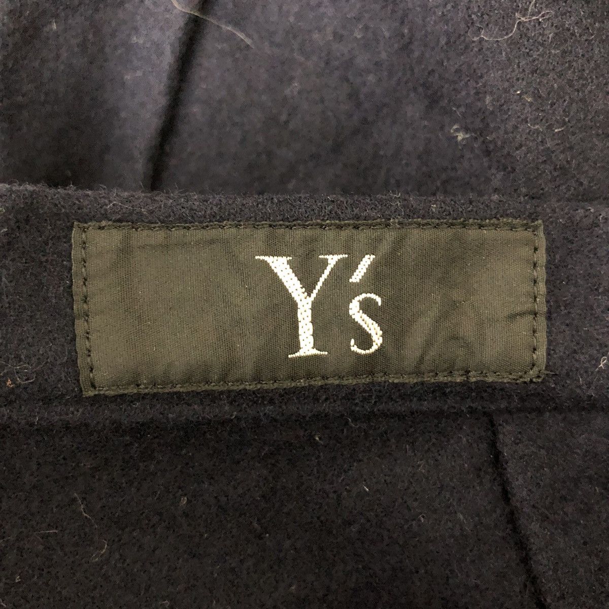 Vtg 90’ YOHJI YAMAMOTO Y’S Laine Wool Midi Skirt Pour Homme
