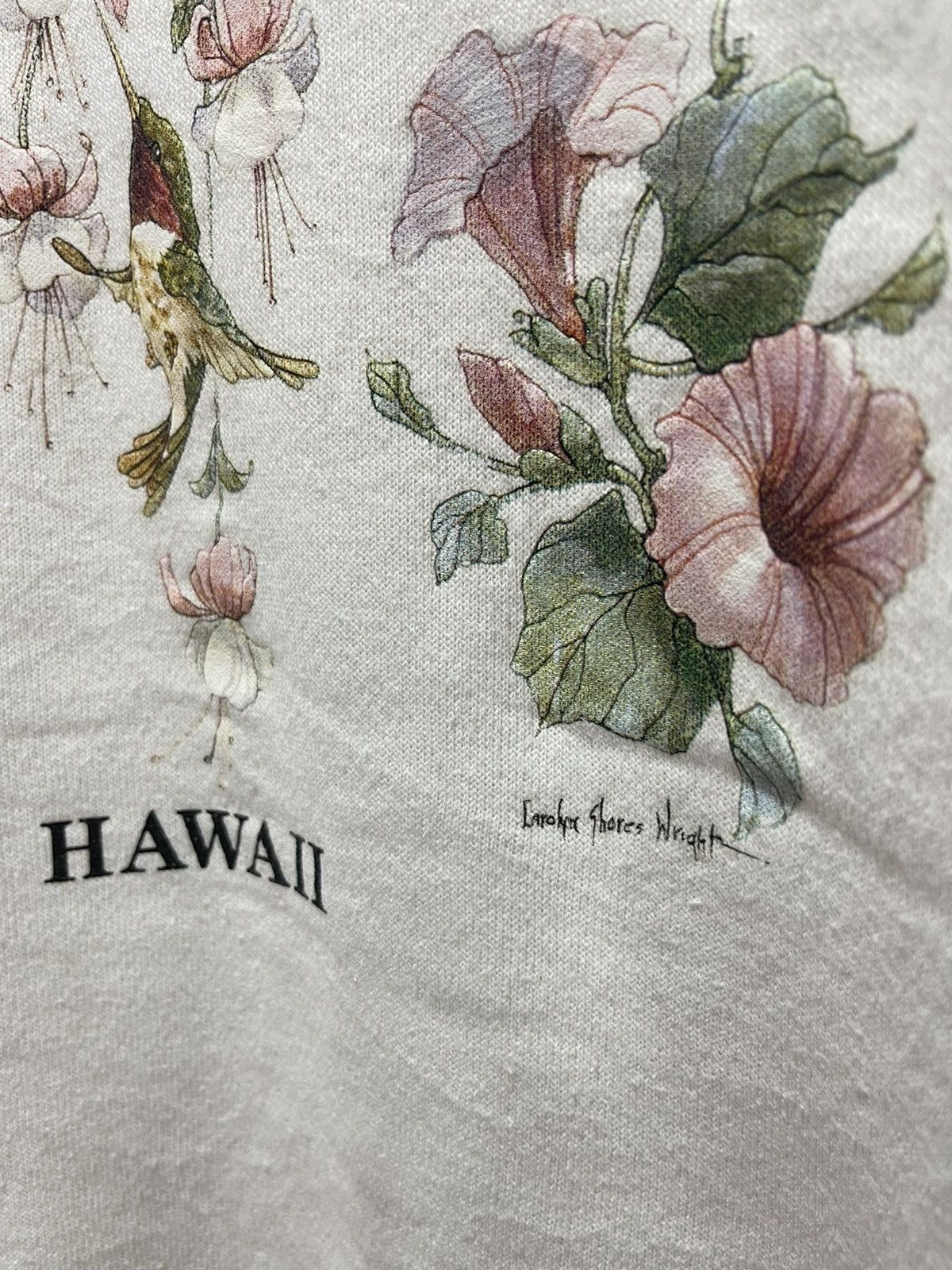 Vintage VINTAGE HAWAIIAN ART FLOWER CREWNECK SWEATSHIRT Size US S / EU 44-46 / 1 - 3 Thumbnail