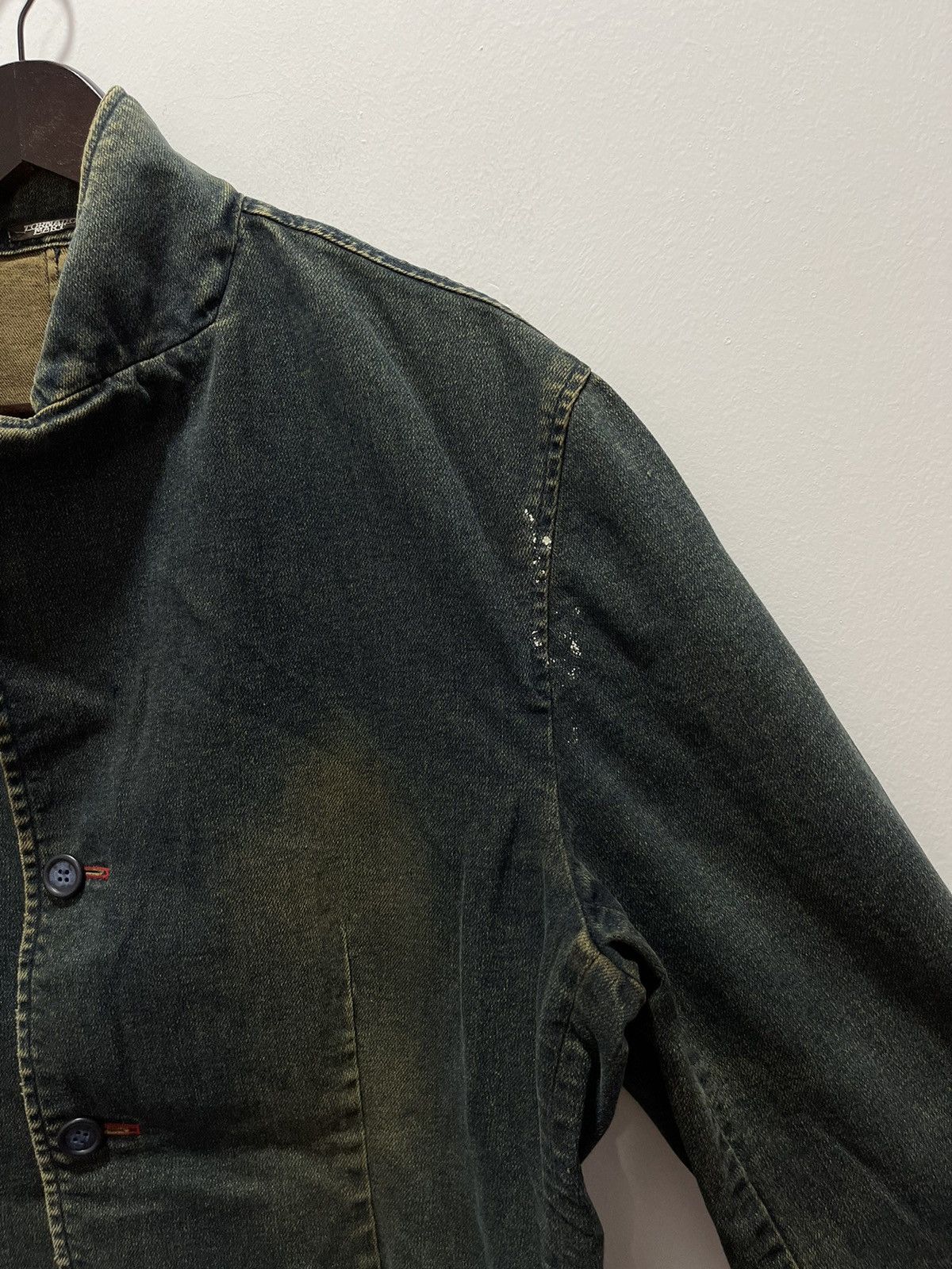 Tornado Mart × Vintage TERNADO MART JAPANESE DESIGN CHORE DISTRESSED DENIM JACKET Size US M / EU 48-50 / 2 - 3 Thumbnail