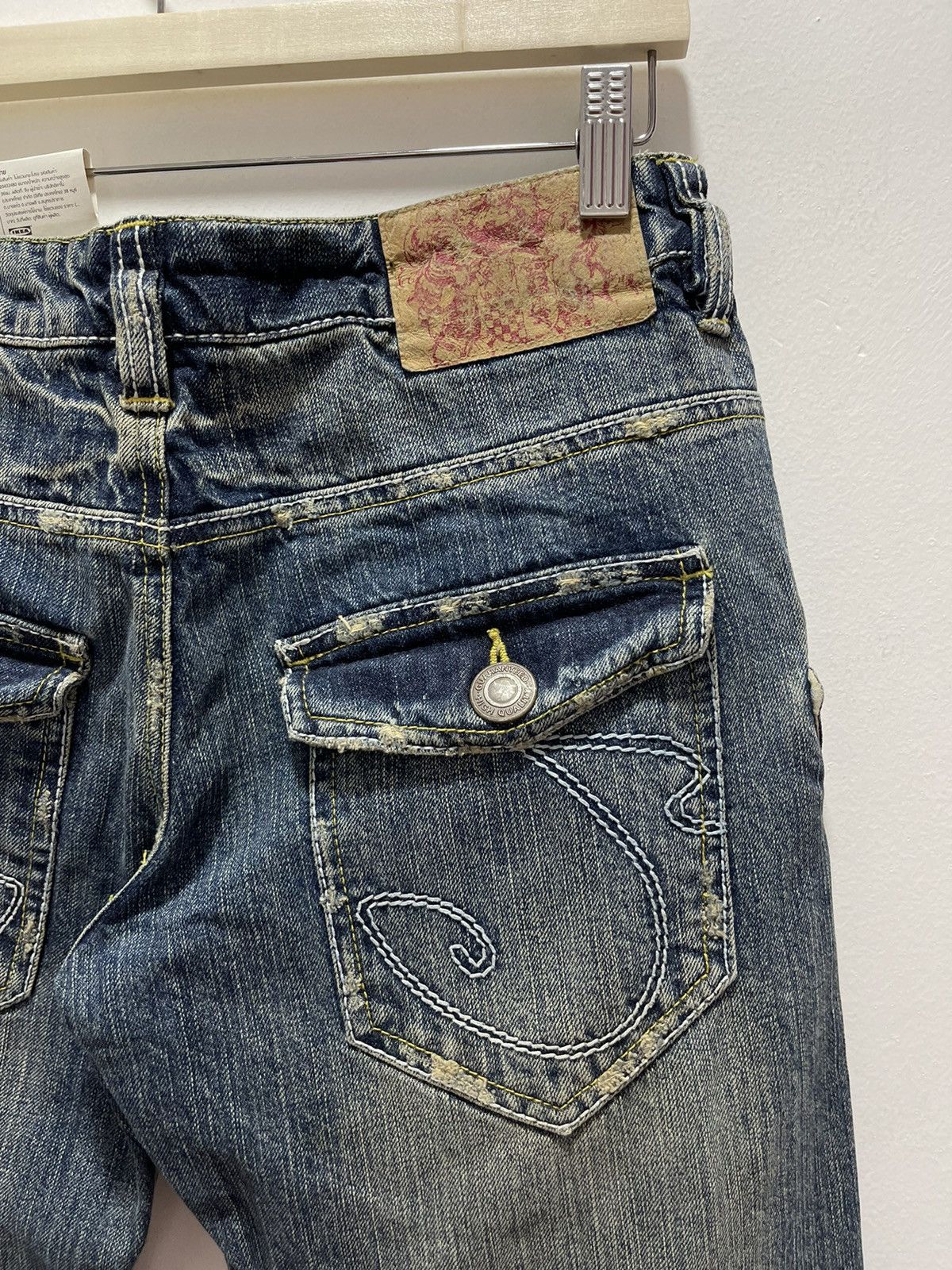 Japanese Brand × Vintage JAPANESE CASVA DISTRESSED DENIM JEANS Size US 32 / EU 48 - 8 Thumbnail