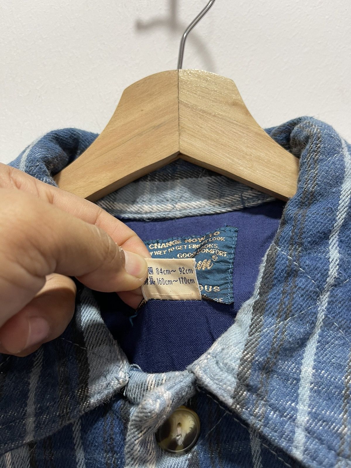 Japanese Brand × Vintage VINTAGE JUGLE STORM BLANKET DOUBLE POCKET PLAID JACKET Size US M / EU 48-50 / 2 - 12 Thumbnail