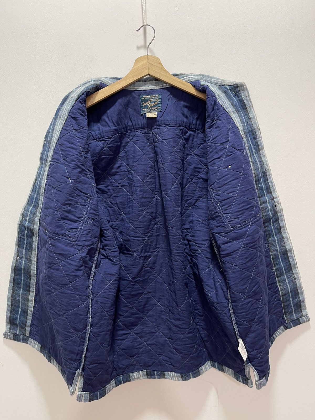 Japanese Brand × Vintage VINTAGE JUGLE STORM BLANKET DOUBLE POCKET PLAID JACKET Size US M / EU 48-50 / 2 - 10 Thumbnail