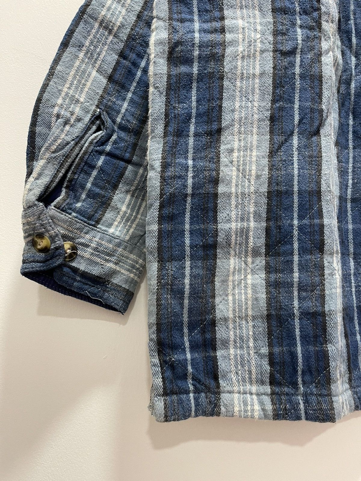 Japanese Brand × Vintage VINTAGE JUGLE STORM BLANKET DOUBLE POCKET PLAID JACKET Size US M / EU 48-50 / 2 - 9 Thumbnail