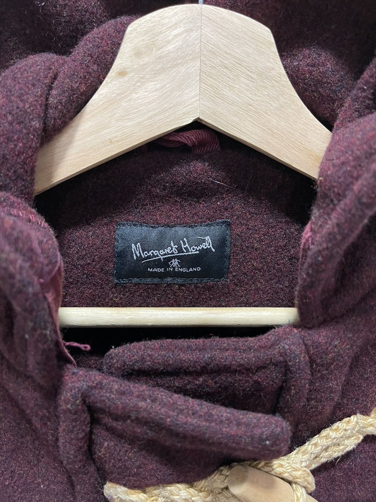 Margaret Howell MARGARET HOWELL WOOL DUFFLE TOGGLE BUTTON HOODED PARKA COAT Size US S / EU 44-46 / 1 - 6 Thumbnail