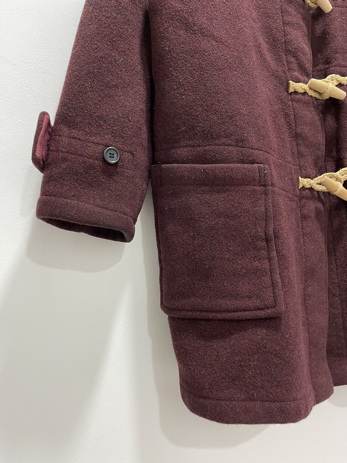 Margaret Howell MARGARET HOWELL WOOL DUFFLE TOGGLE BUTTON HOODED PARKA COAT Size US S / EU 44-46 / 1 - 4 Thumbnail
