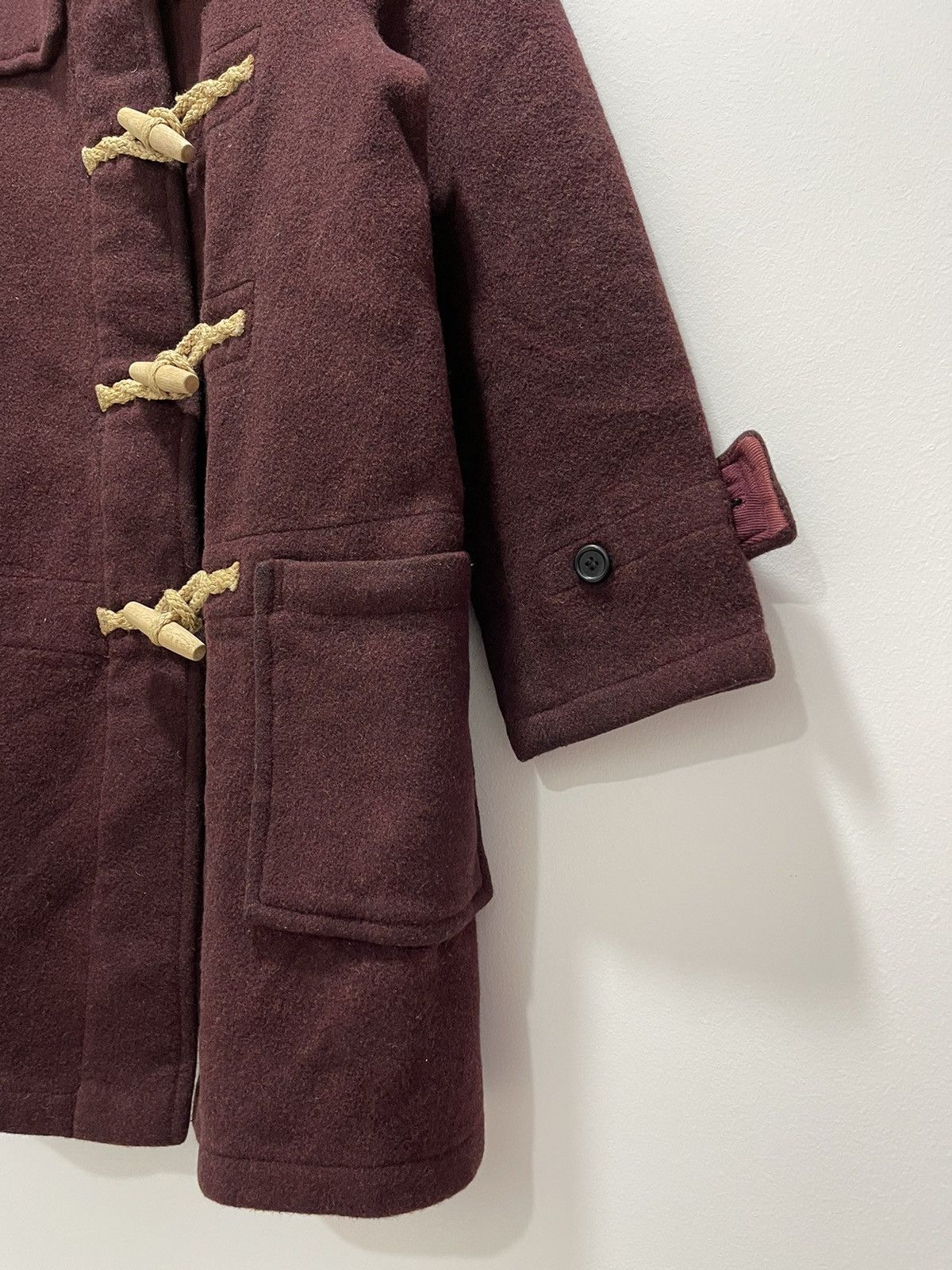 Margaret Howell MARGARET HOWELL WOOL DUFFLE TOGGLE BUTTON HOODED PARKA COAT Size US S / EU 44-46 / 1 - 3 Thumbnail