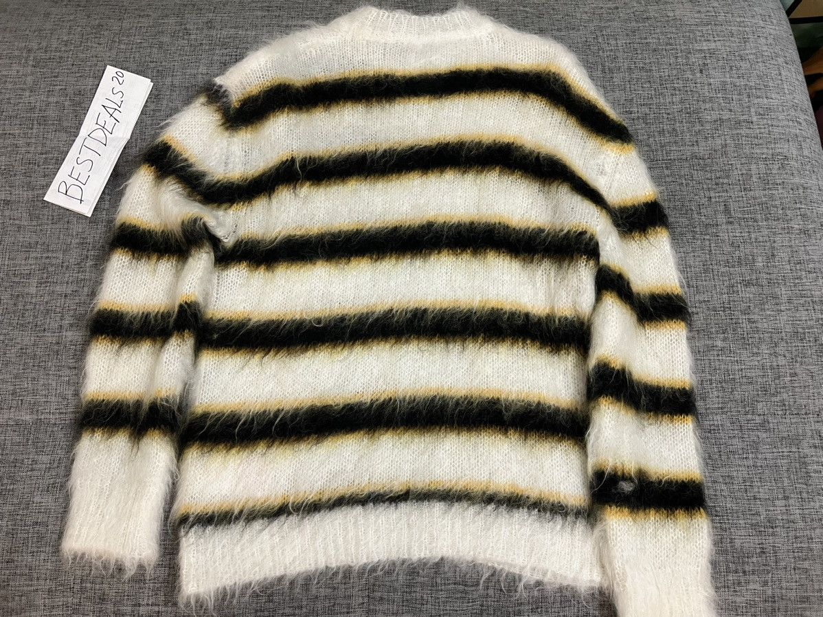 Marni MARNI STRIPED MOHAIR SWEATER SIZE LARGE Size US L / EU 52-54 / 3 - 2 Thumbnail