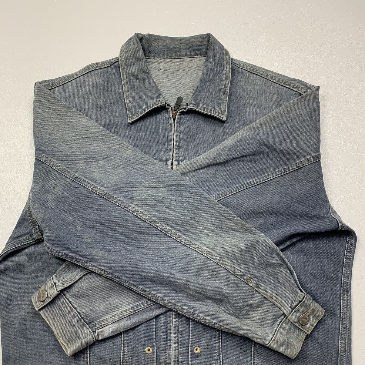 Marithe + Francois Girbaud Vintage marithe francois girbaud zip up trucker denim jacket Size US M / EU 48-50 / 2 - 13 Thumbnail
