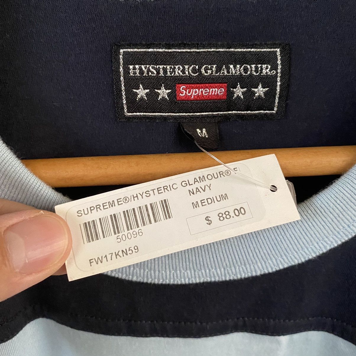 Hysteric Glamour × Supreme Supreme x Hysteric Glamour Fuck You Football Tee Size US M / EU 48-50 / 2 - 4 Thumbnail