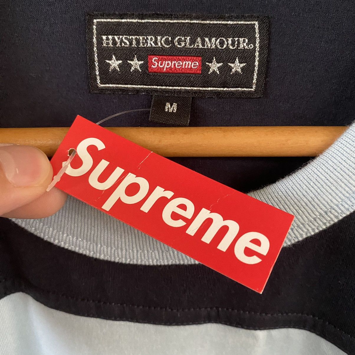 Hysteric Glamour × Supreme Supreme x Hysteric Glamour Fuck You Football Tee Size US M / EU 48-50 / 2 - 3 Thumbnail
