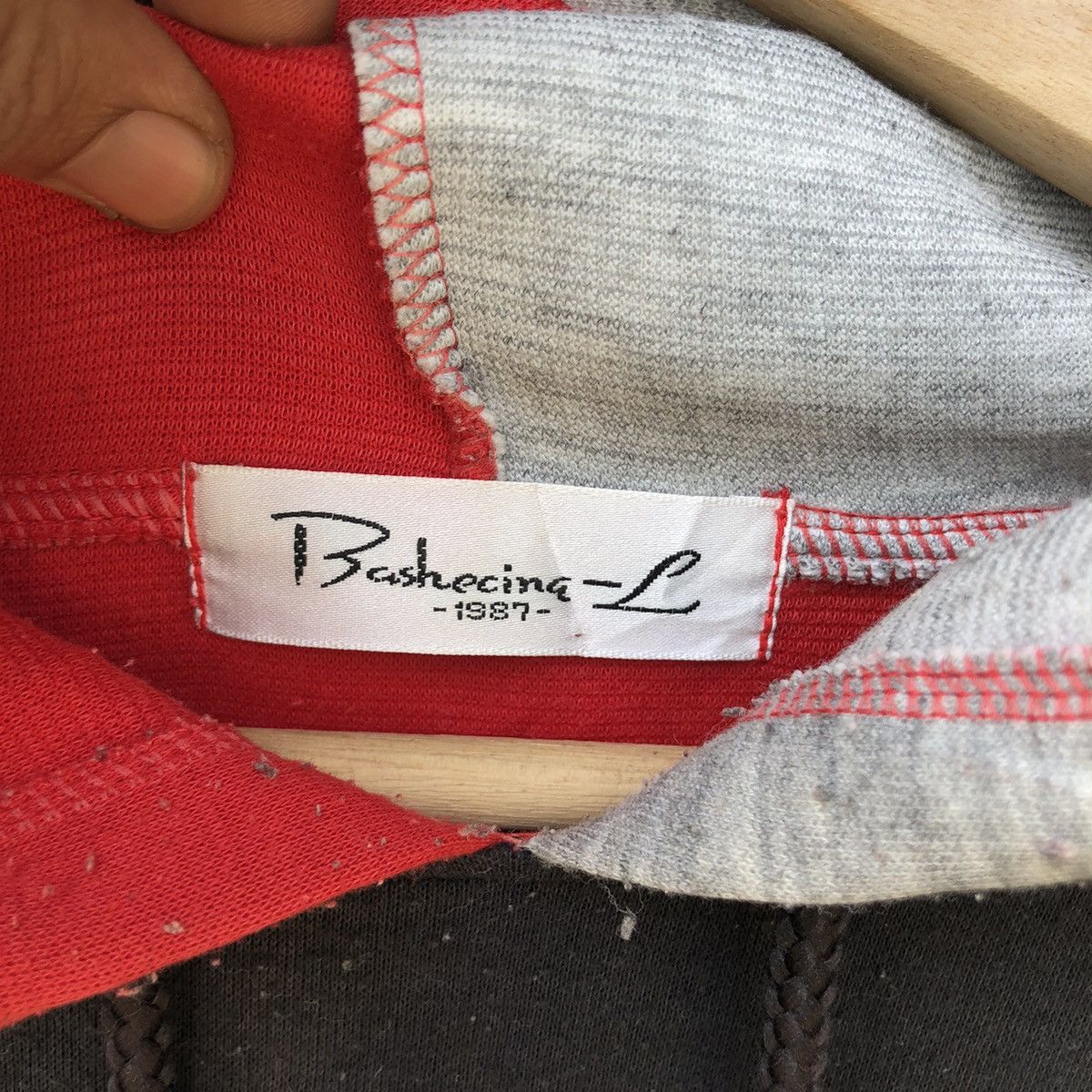 Japanese Brand × Vintage JAPANESE BRANS EXCELENT TWO TONE HOODIE JACKET Size US L / EU 52-54 / 3 - 4 Thumbnail