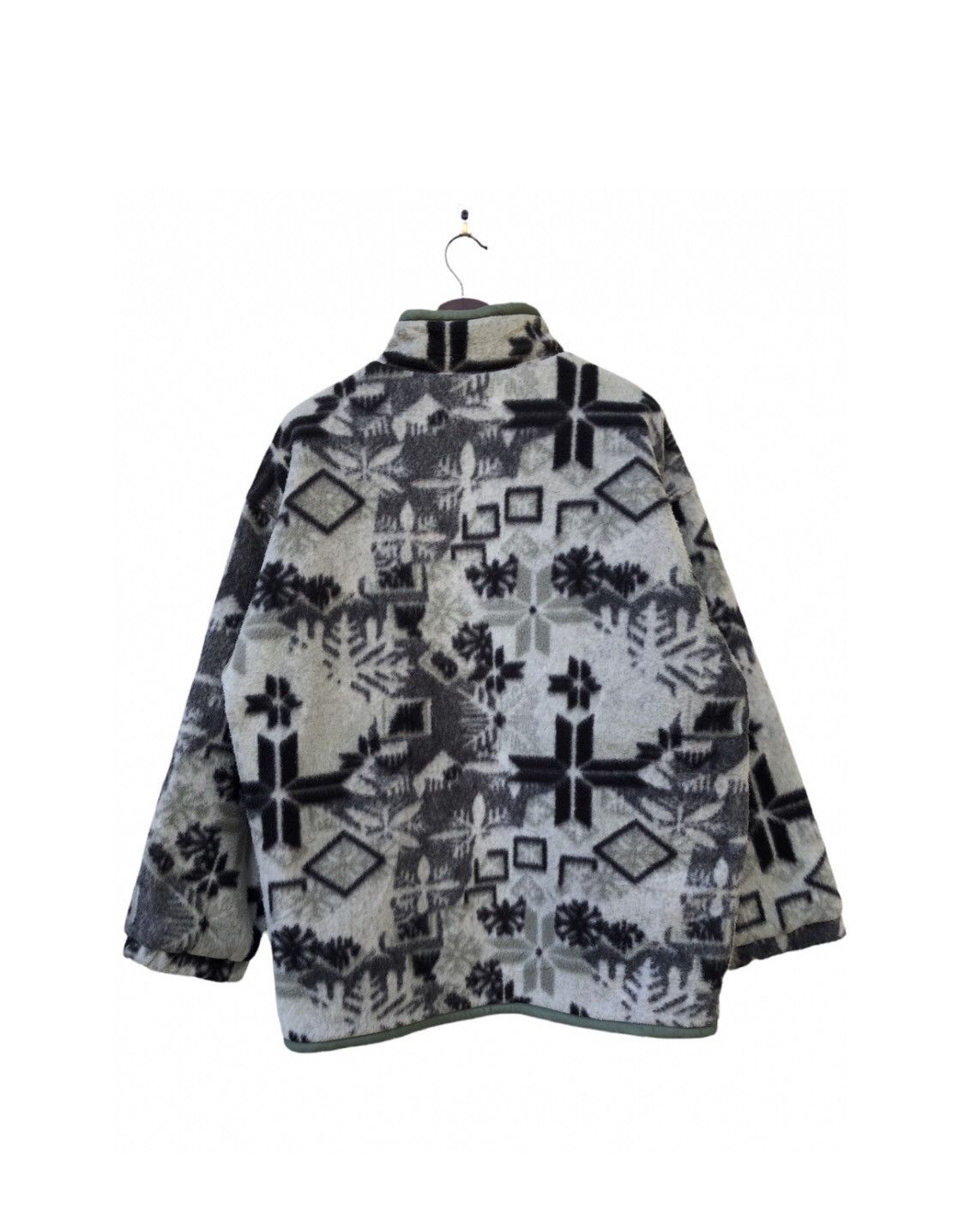 Japanese Brand 🔥Brand Tyrolia FullPrint Fleece Quilt Revisible Size US L / EU 52-54 / 3 - 2 Thumbnail