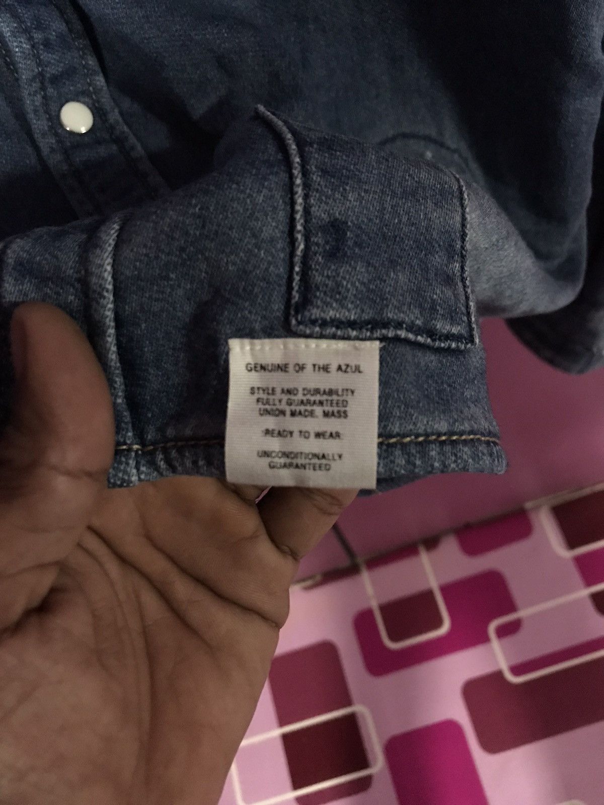 Japanese Brand 🔥RARE🔥AZUL BY MOUSSY BLUE SIZE M SHIRT BUTTON UP Size US M / EU 48-50 / 2 - 4 Thumbnail