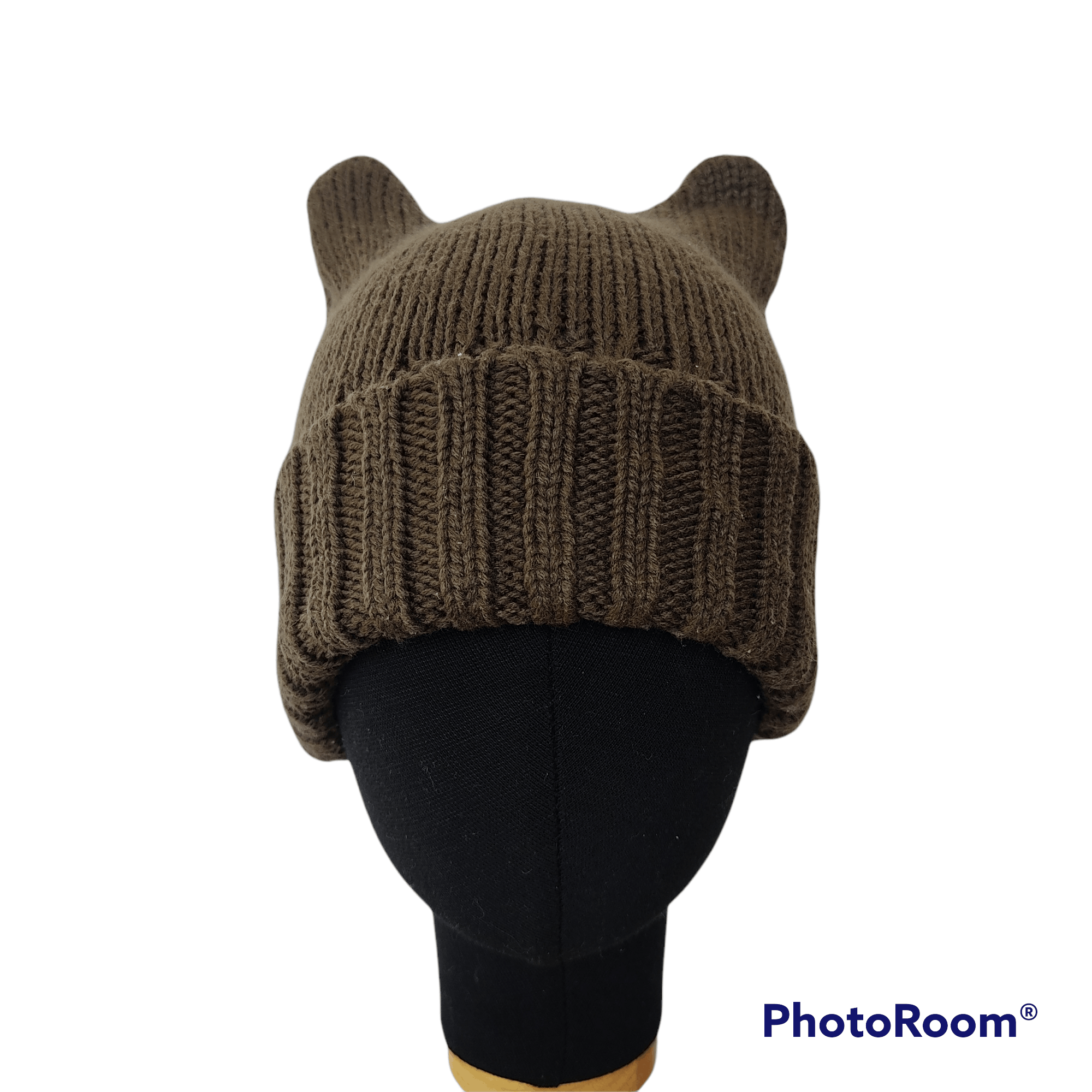 Japanese Brand Two Devil Horn Beanie Japan Made Brown Colors Size ONE SIZE - 3 Thumbnail