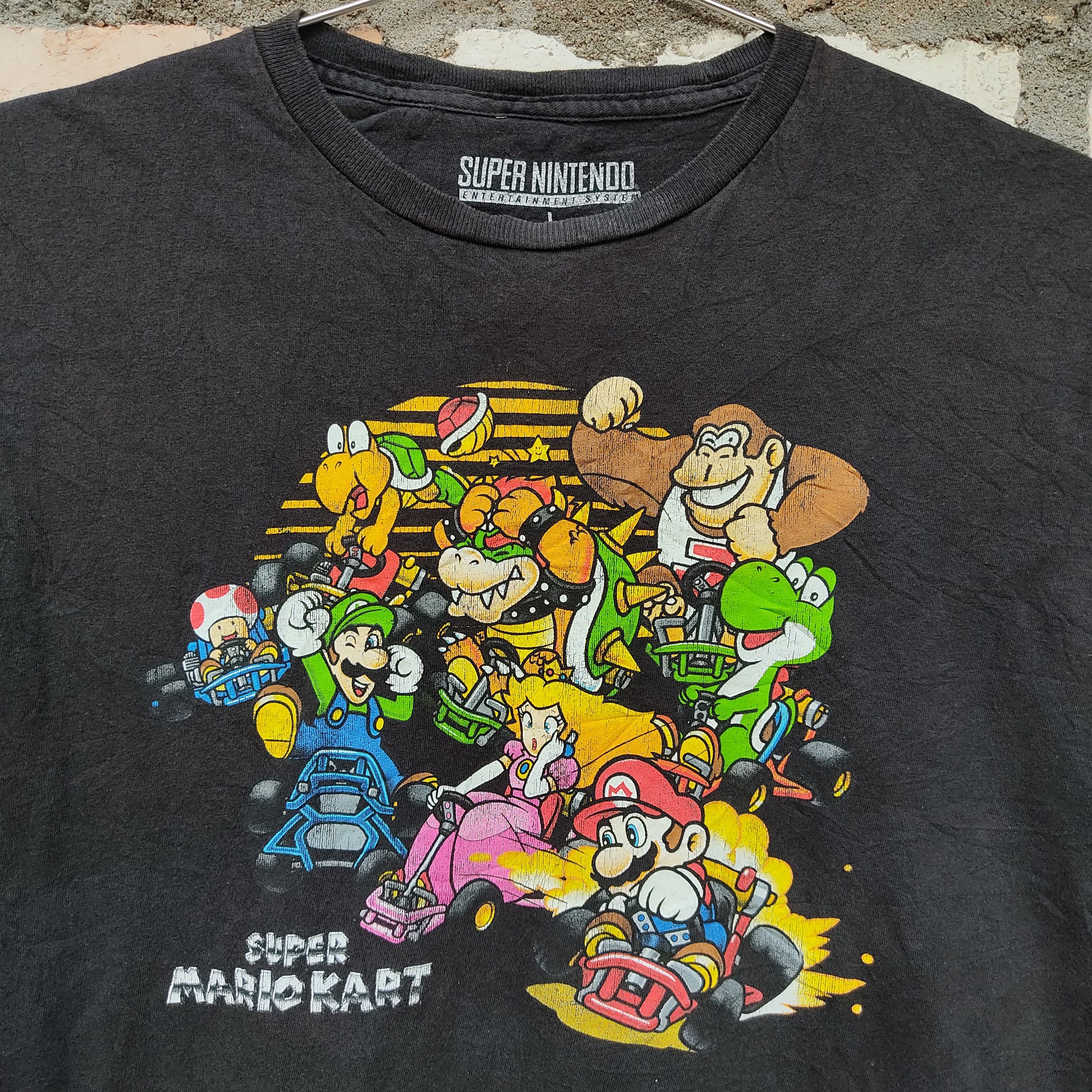 Grailed Super Nintendo Super Mario Kart Vintage Games Graphic Size US L / EU 52-54 / 3 - 2 Thumbnail