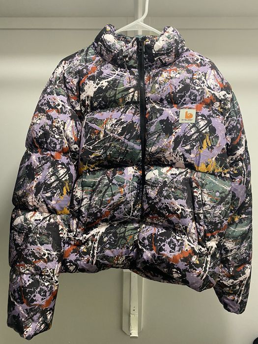 Size Large Bravest Studios Louis Camo Puffer. Jacket