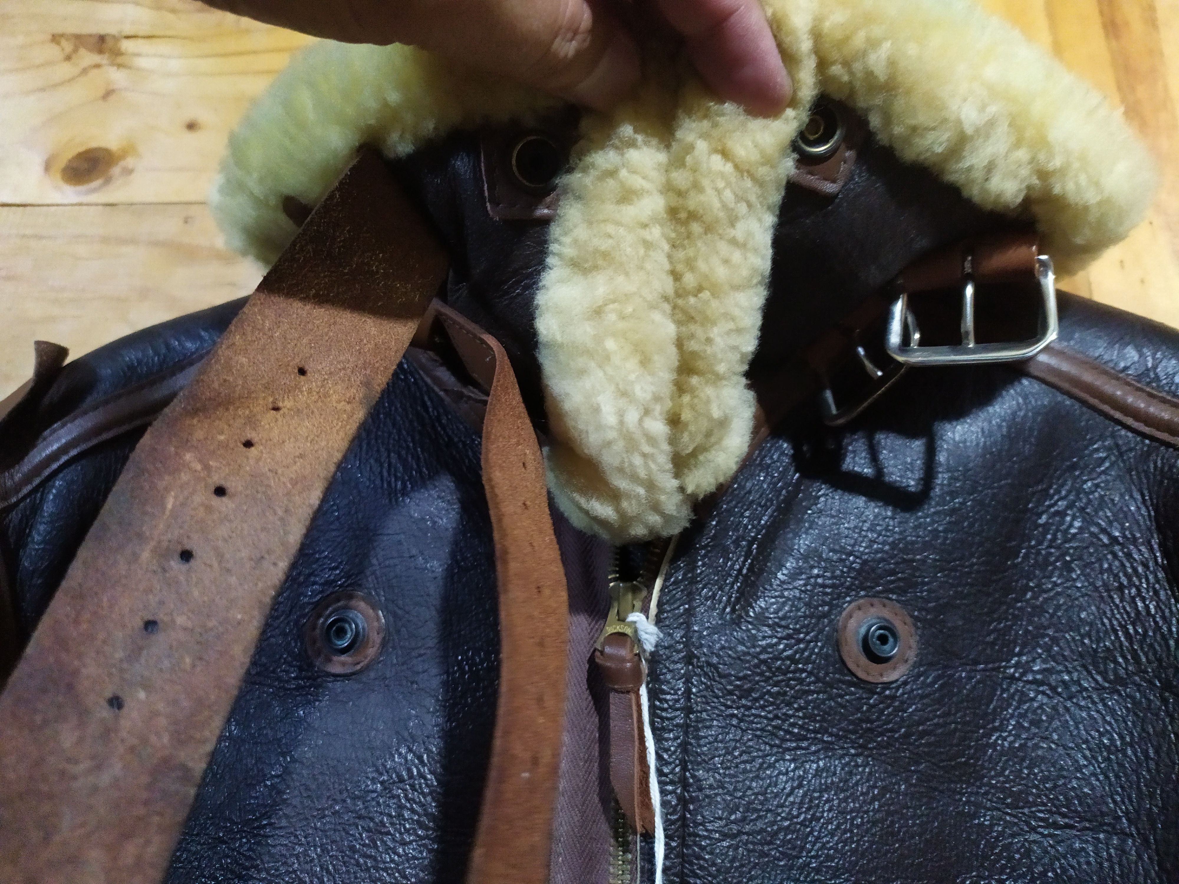 Buzz Rickson's B.RICKSON CLO. CO LEATHER DUO TONE TYPE B3 FLIGHT JACKET Size US M / EU 48-50 / 2 - 6 Thumbnail