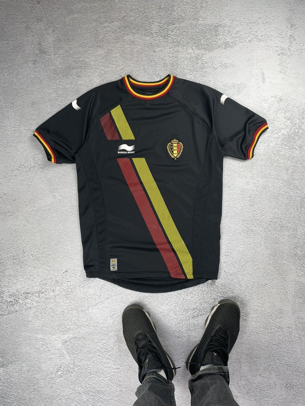 Vintage Vintage Belgium 2014 Burrda Soccer Jersey Y2k Blokcore Grailed