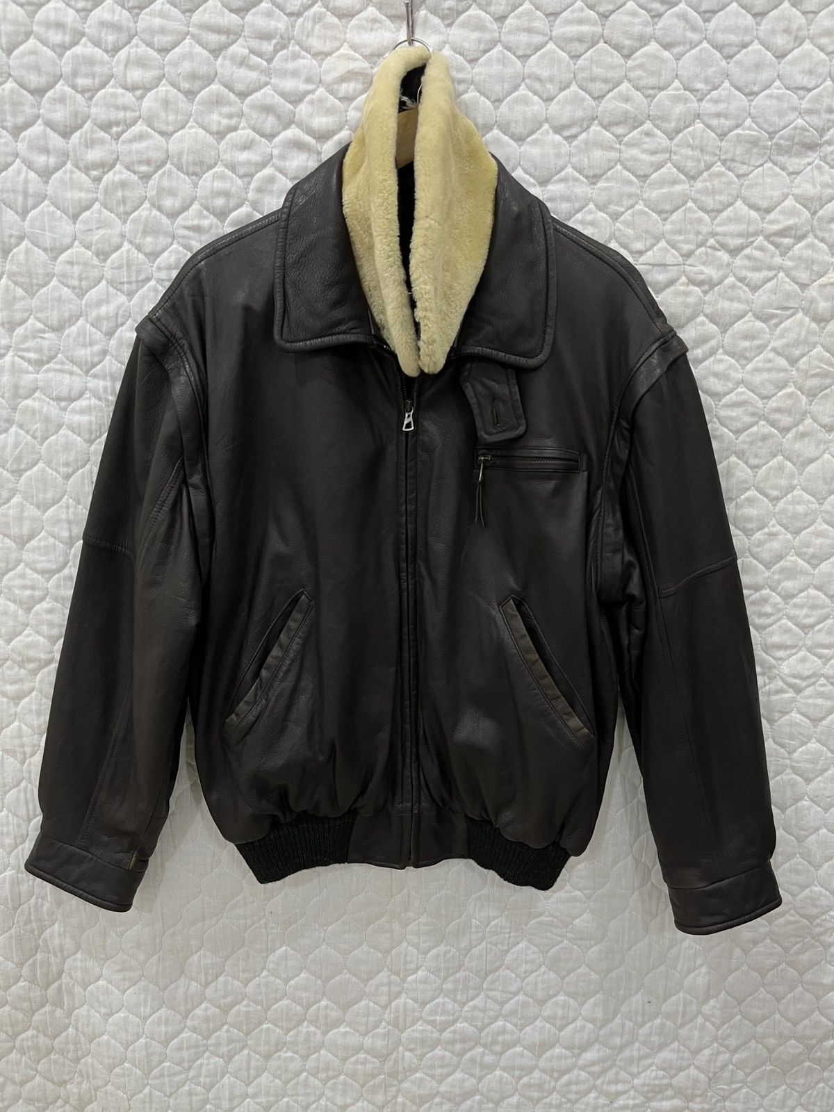 Vintage (Eeee). VINTAGE BMW LEATHER JACKET DETACHABLE SLEEVE | Grailed