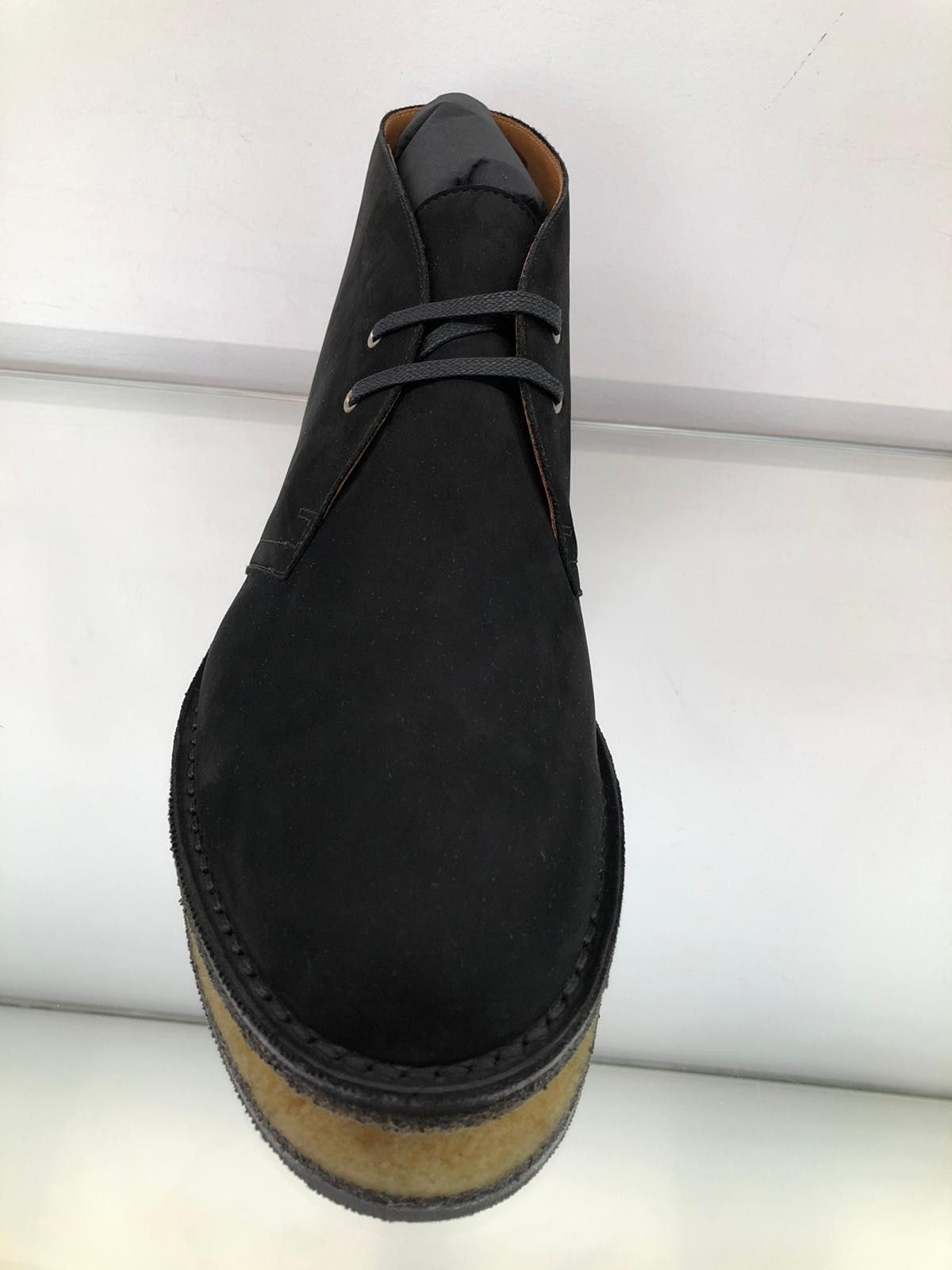 Oran Laced Boots in Suede Black Color