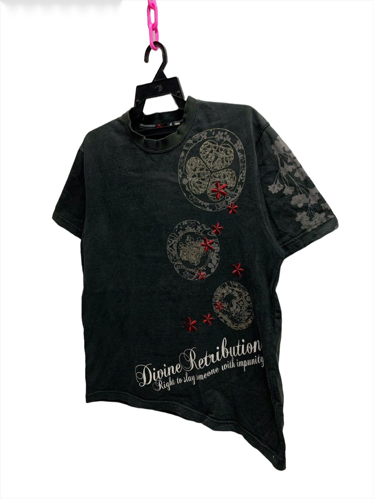 Japanese Brand Devine Retribution Sukajan T Shirts Size US M / EU 48-50 / 2 - 3 Thumbnail