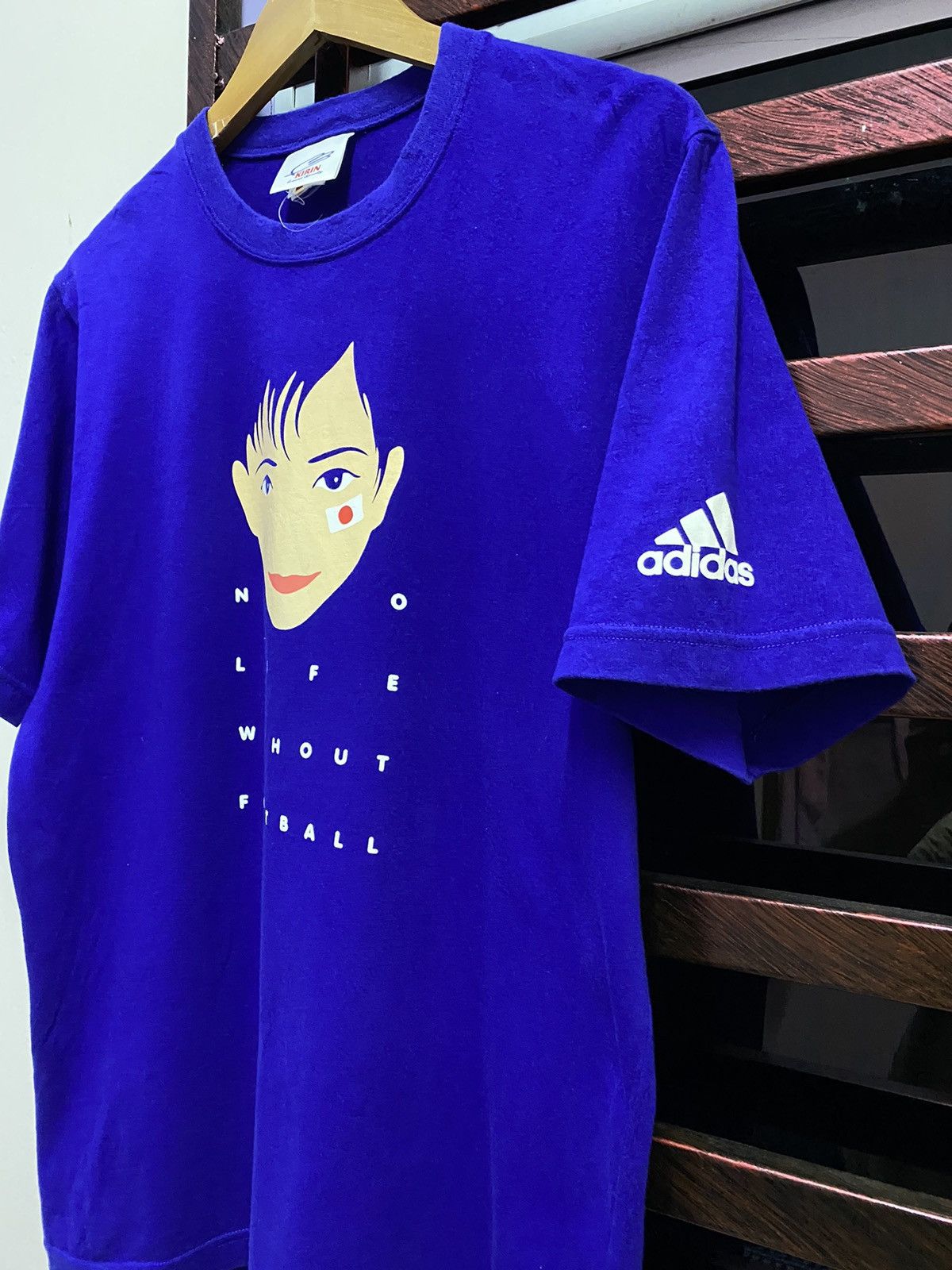 Adidas × Vintage 🔥 Rare🔥 Vintage 1998 Adidas World Cup Supporter Japan Tshirt Size US M / EU 48-50 / 2 - 3 Thumbnail