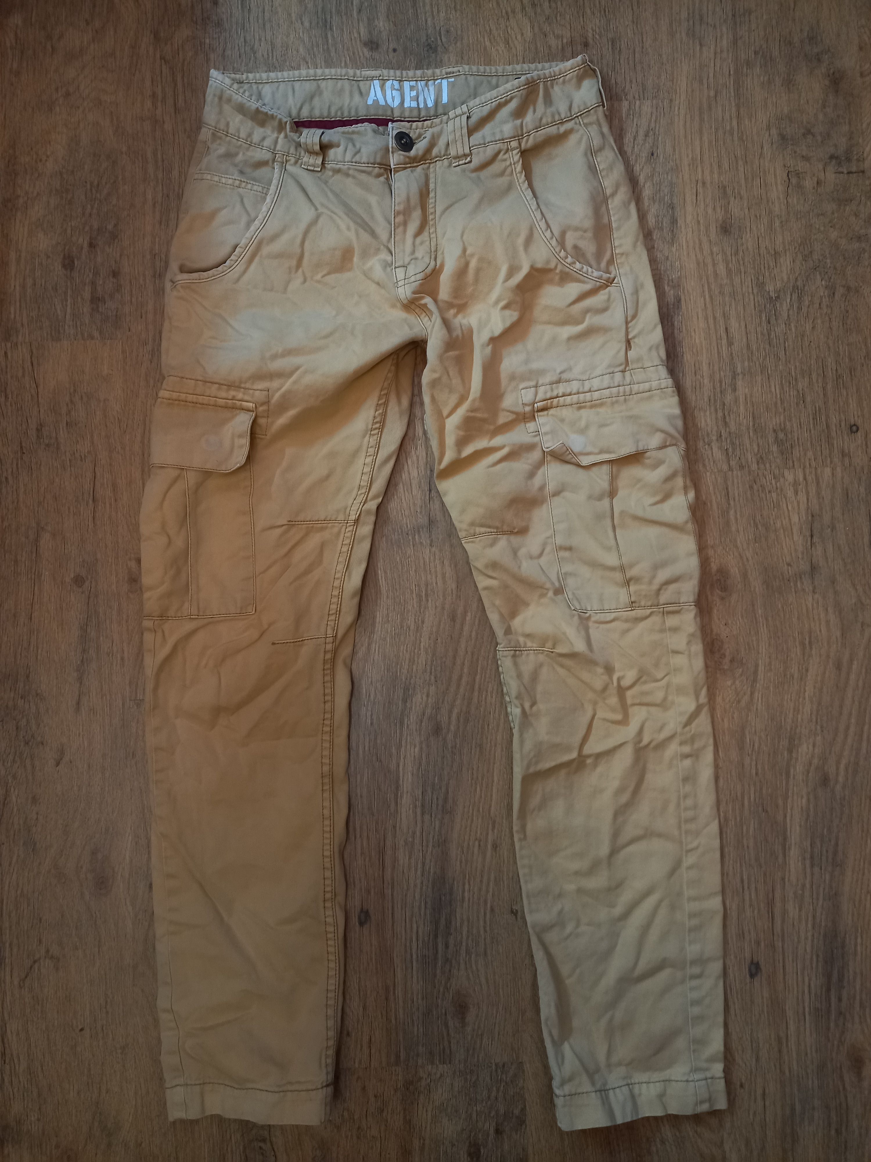 Alpha Industries Beige Cargo Pants Multipocket