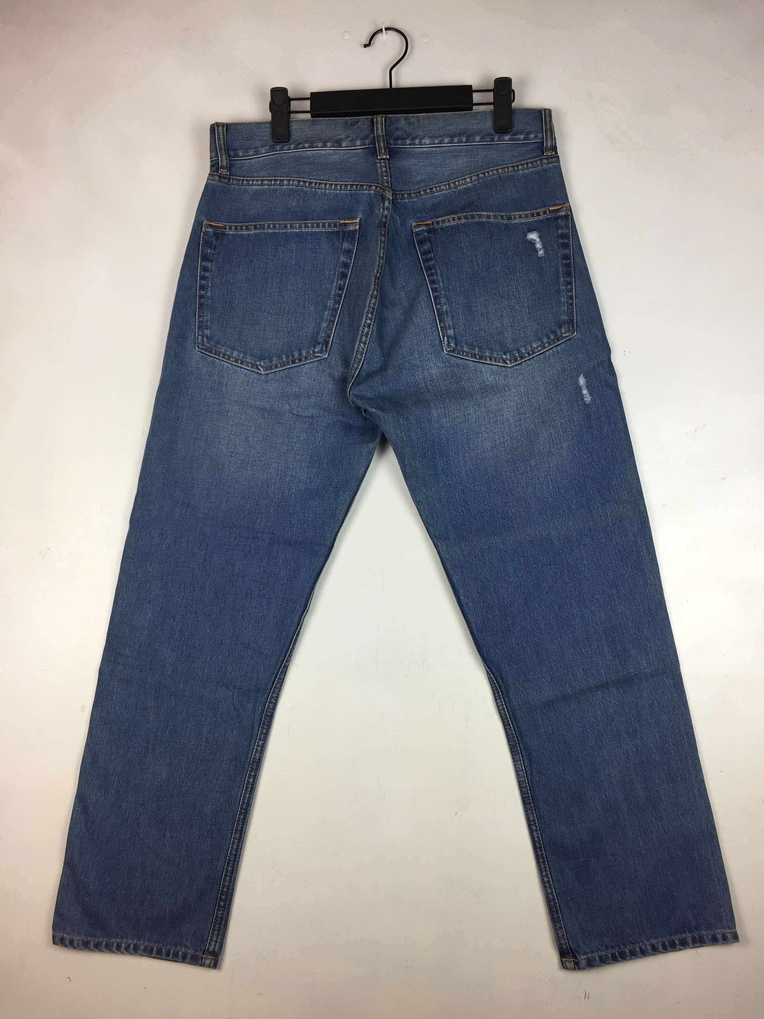 Japanese Brand KRIFF MAYER DISTRESSED PATCHWORK DENIM PANT Size US 32 / EU 48 - 2 Thumbnail