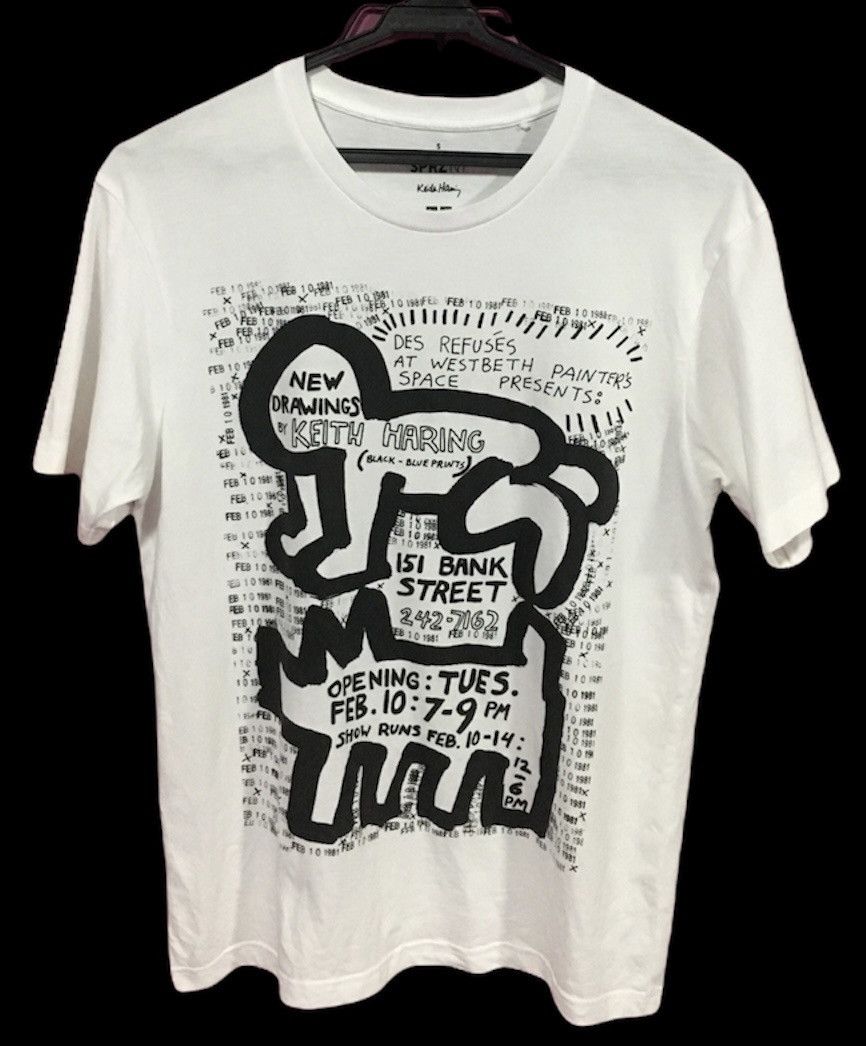 Keith Haring KEITH HARING BIG LOGO WHITE SIZE S TEE SHIRT Size US S / EU 44-46 / 1 - 1 Thumbnail
