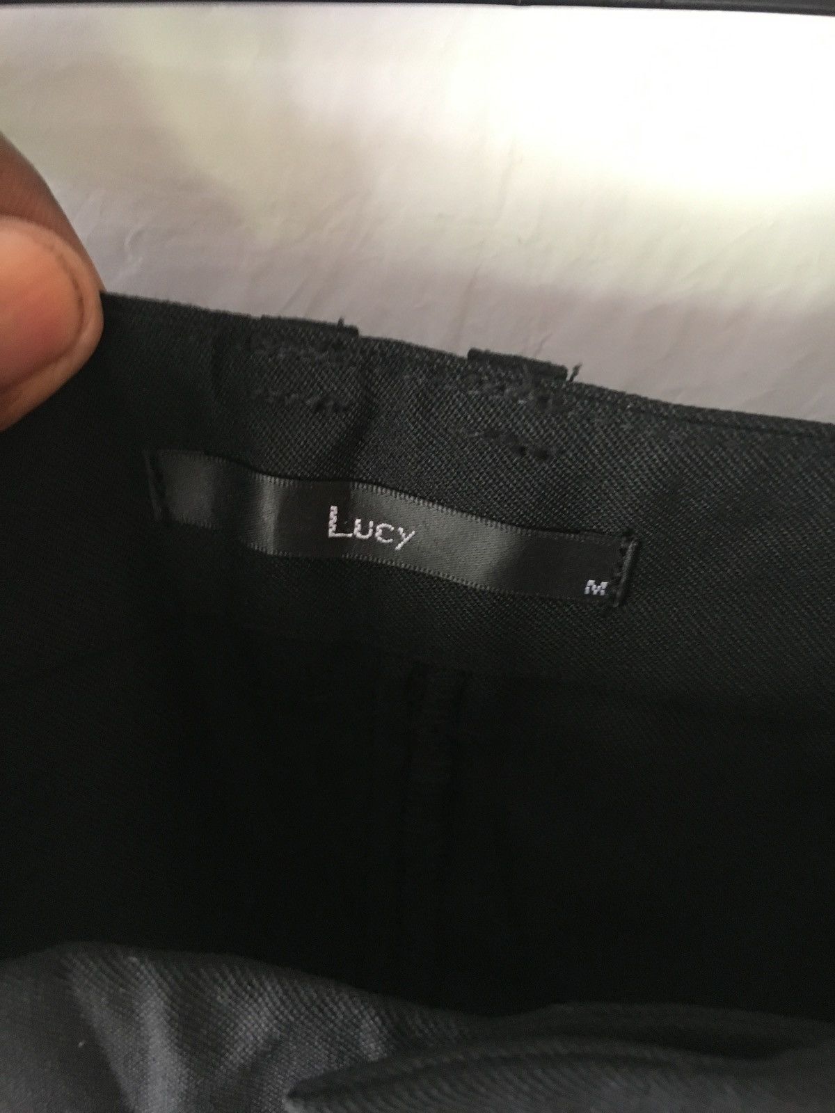 Japanese Brand 🔥RARE🔥LUCY DESIGN YOHJI YAMAMOTO CROPPED PANTS Size US 30 / EU 46 - 2 Thumbnail