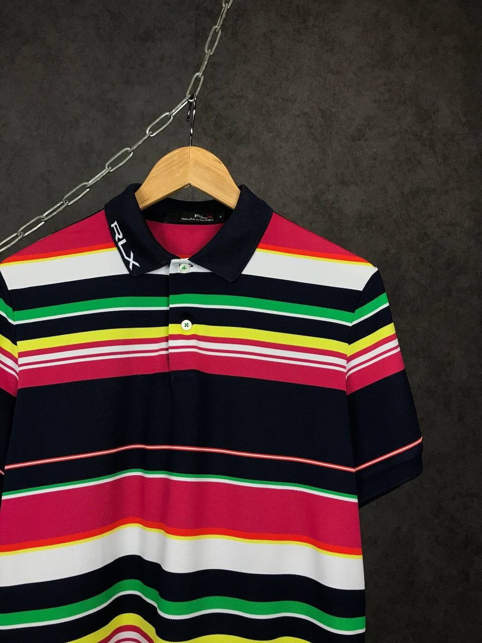 RLX Ralph Lauren RLX Ralph Lauren luxury multicolor sportwear polo tee Size US M / EU 48-50 / 2 - 2 Thumbnail