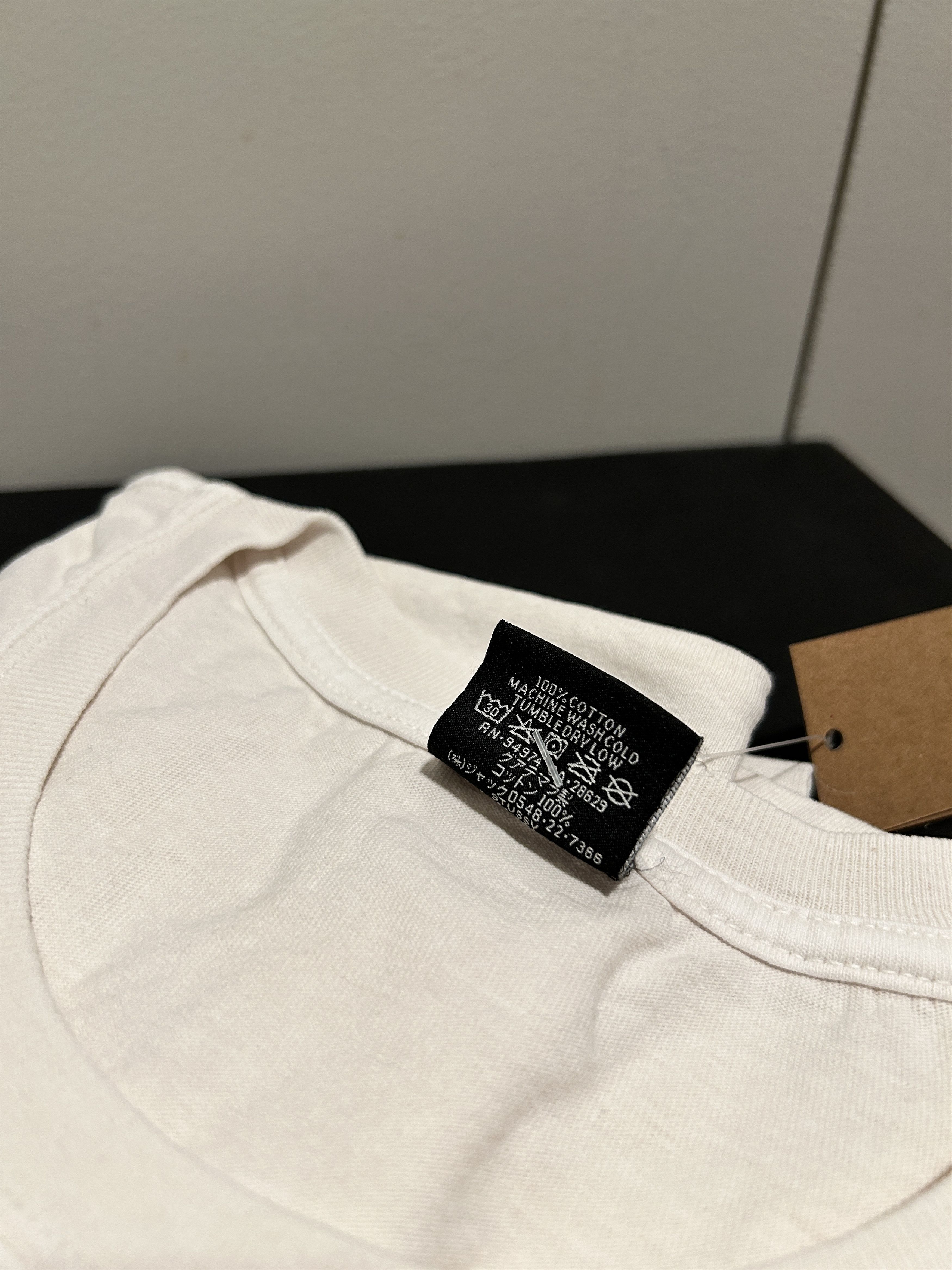 Martine Rose × Stussy Stussy x Martine Rose Stand Firm Pigment Dyed Tee Natural Size US XL / EU 56 / 4 - 2 Thumbnail