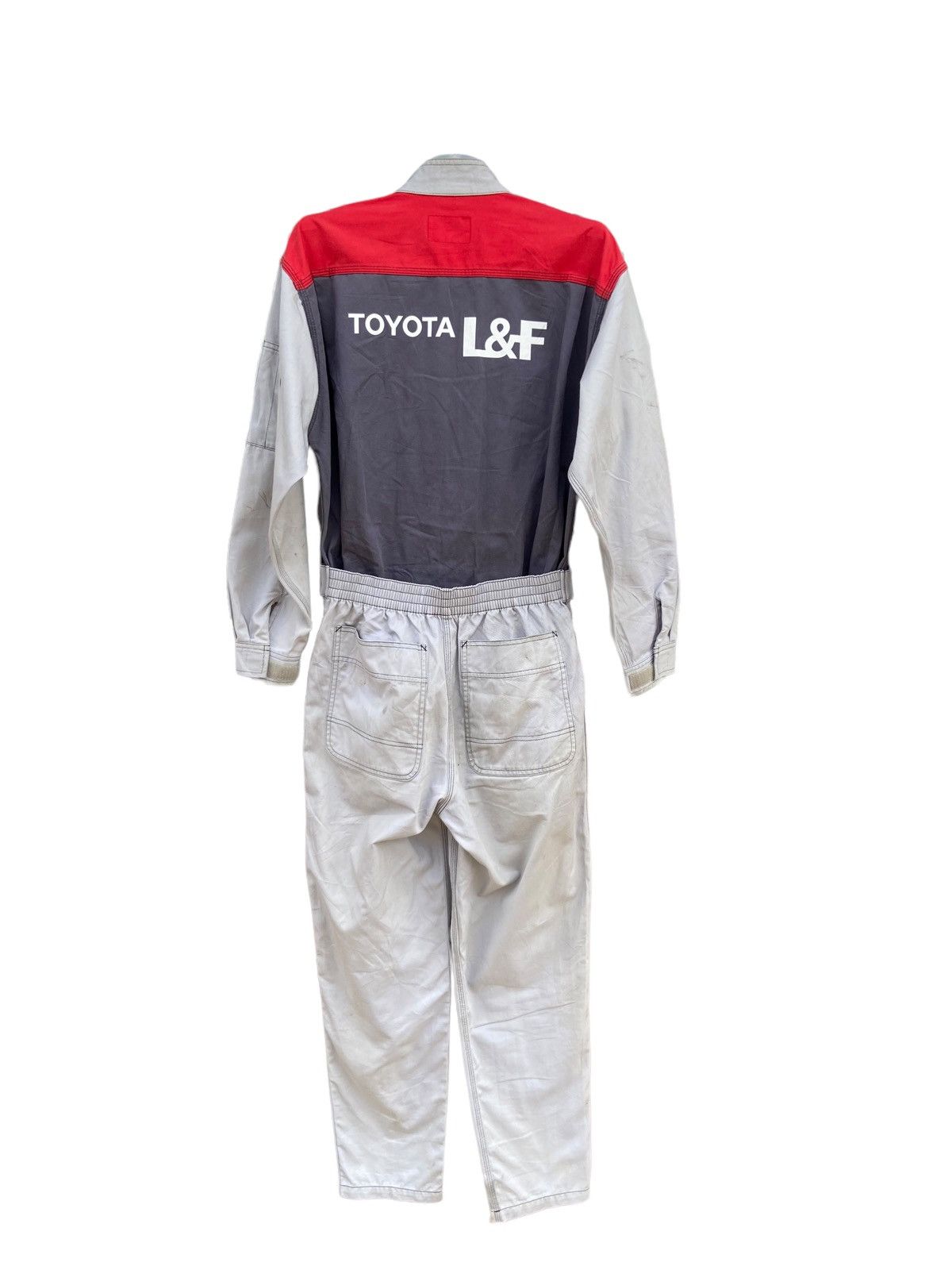 Vintage Vintage Toyota L&F Coverall Jumpsuit Size US 30 / EU 46 - 2 Thumbnail