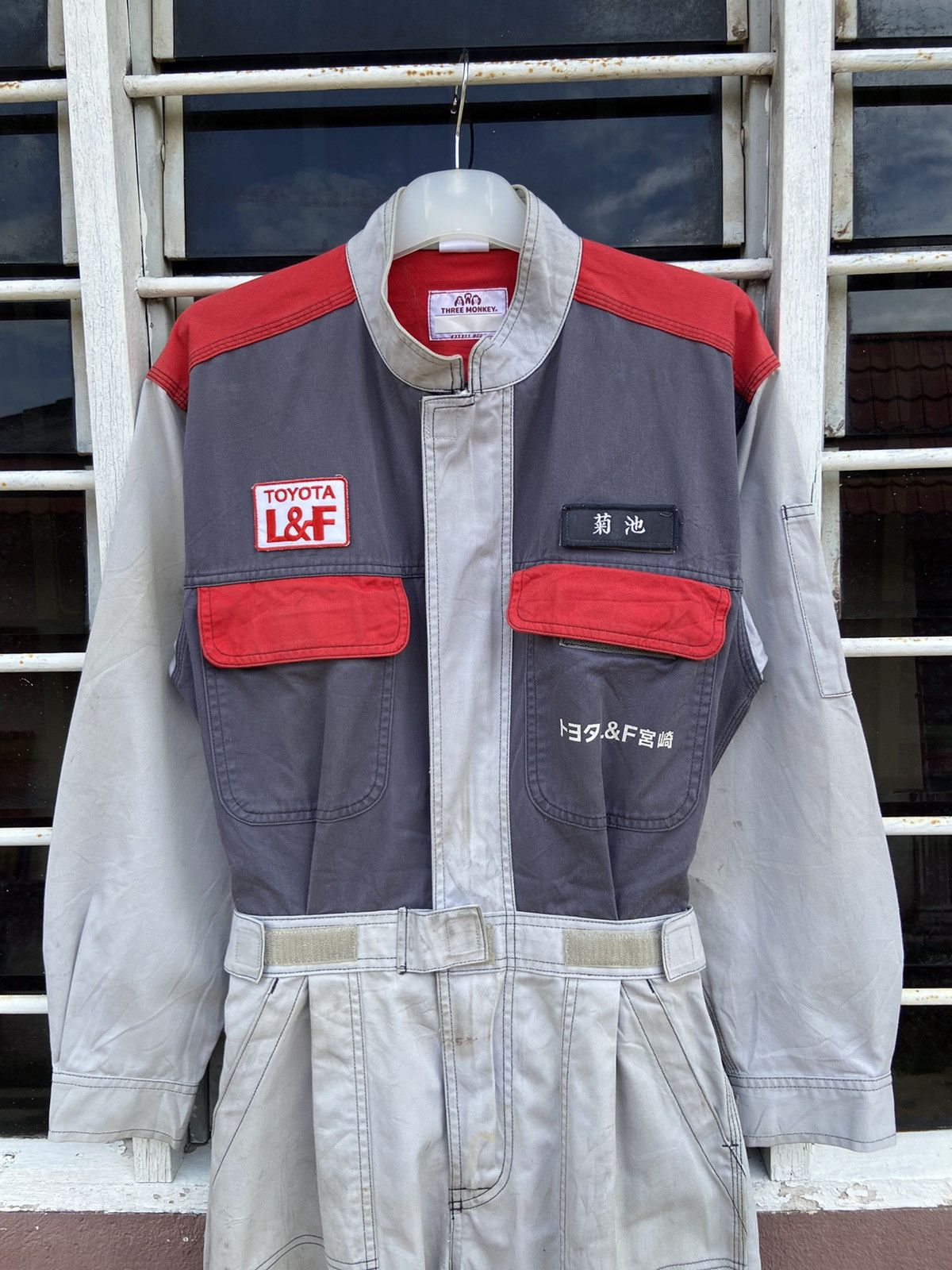 Vintage Vintage Toyota L&F Coverall Jumpsuit Size US 30 / EU 46 - 9 Thumbnail