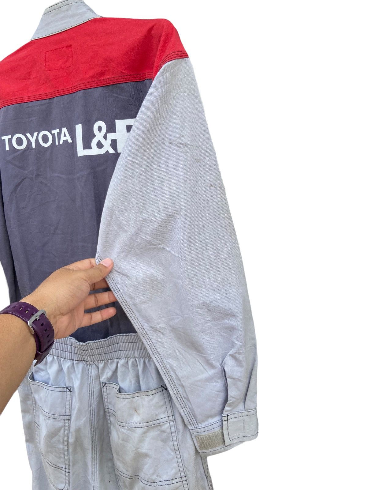 Vintage Vintage Toyota L&F Coverall Jumpsuit Size US 30 / EU 46 - 5 Thumbnail