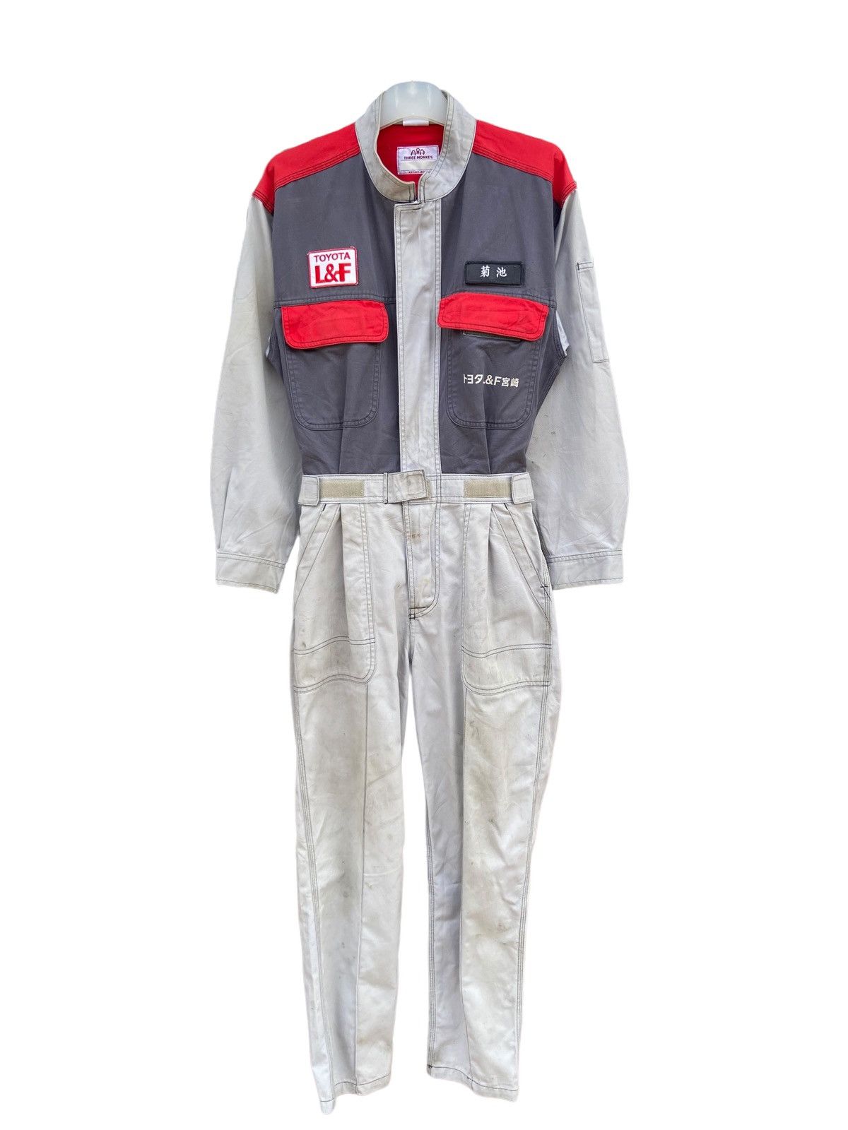 Vintage Vintage Toyota L&F Coverall Jumpsuit Size US 30 / EU 46 - 3 Thumbnail