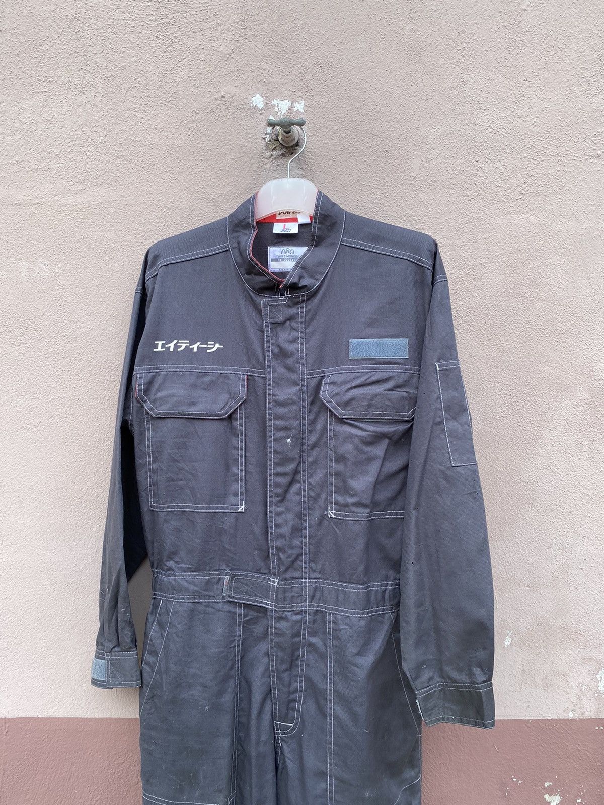 Vintage Vintage Toyota ATC Distressed Overalls Jumpsuit Size US 30 / EU 46 - 2 Thumbnail
