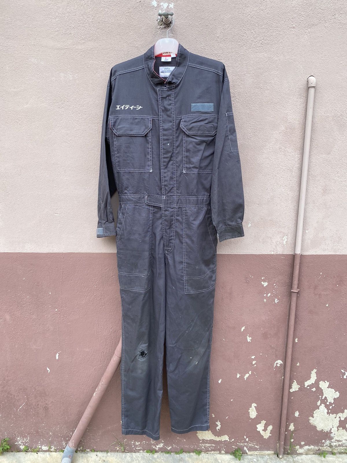 Vintage Vintage Toyota ATC Distressed Overalls Jumpsuit Size US 30 / EU 46 - 3 Thumbnail