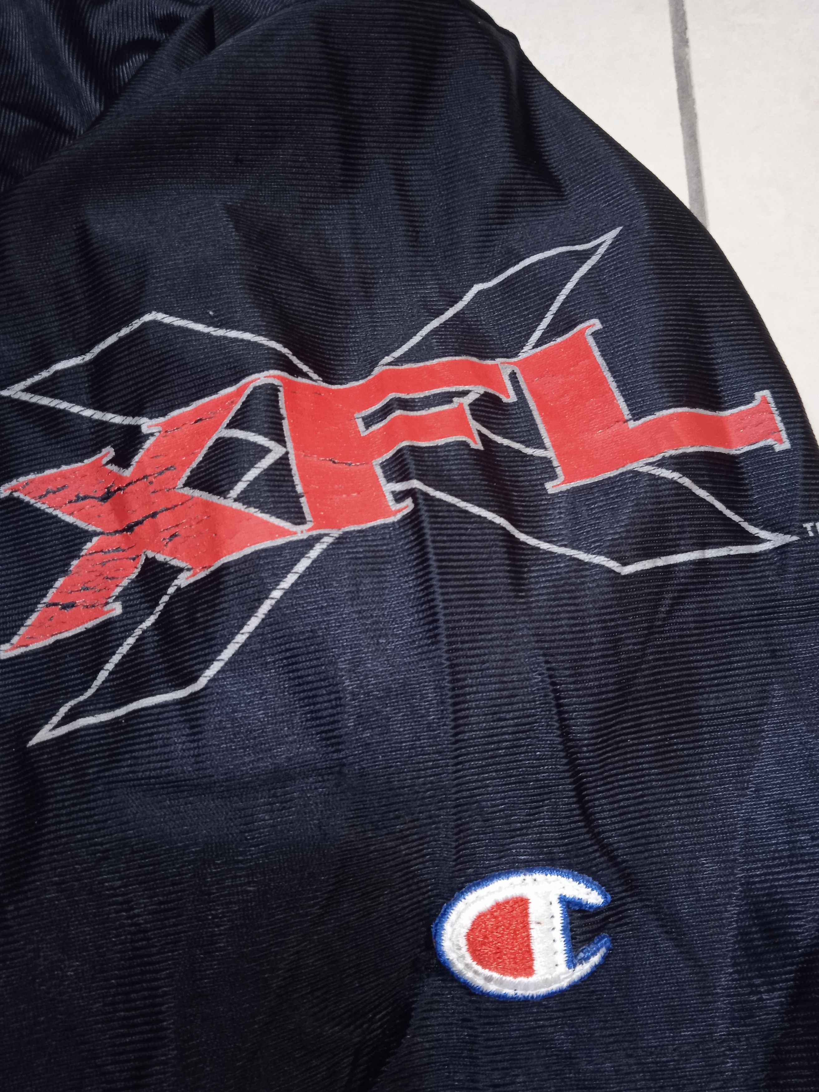 Vintage Vintage 00s XFL Football Jersey 90s WWF Size US XL / EU 56 / 4 - 4 Thumbnail