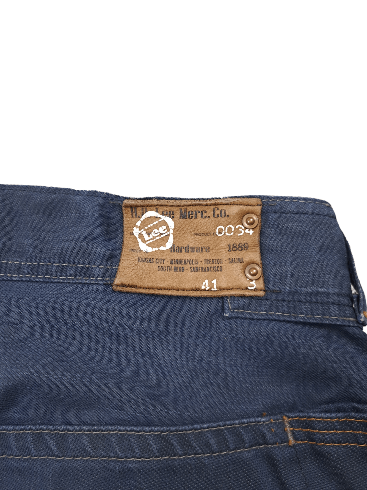 Lee × Vintage 💎 90's Lee 32/32 3D Blackwell Gray Cargo Denim Jeans Size US 32 / EU 48 - 5 Thumbnail