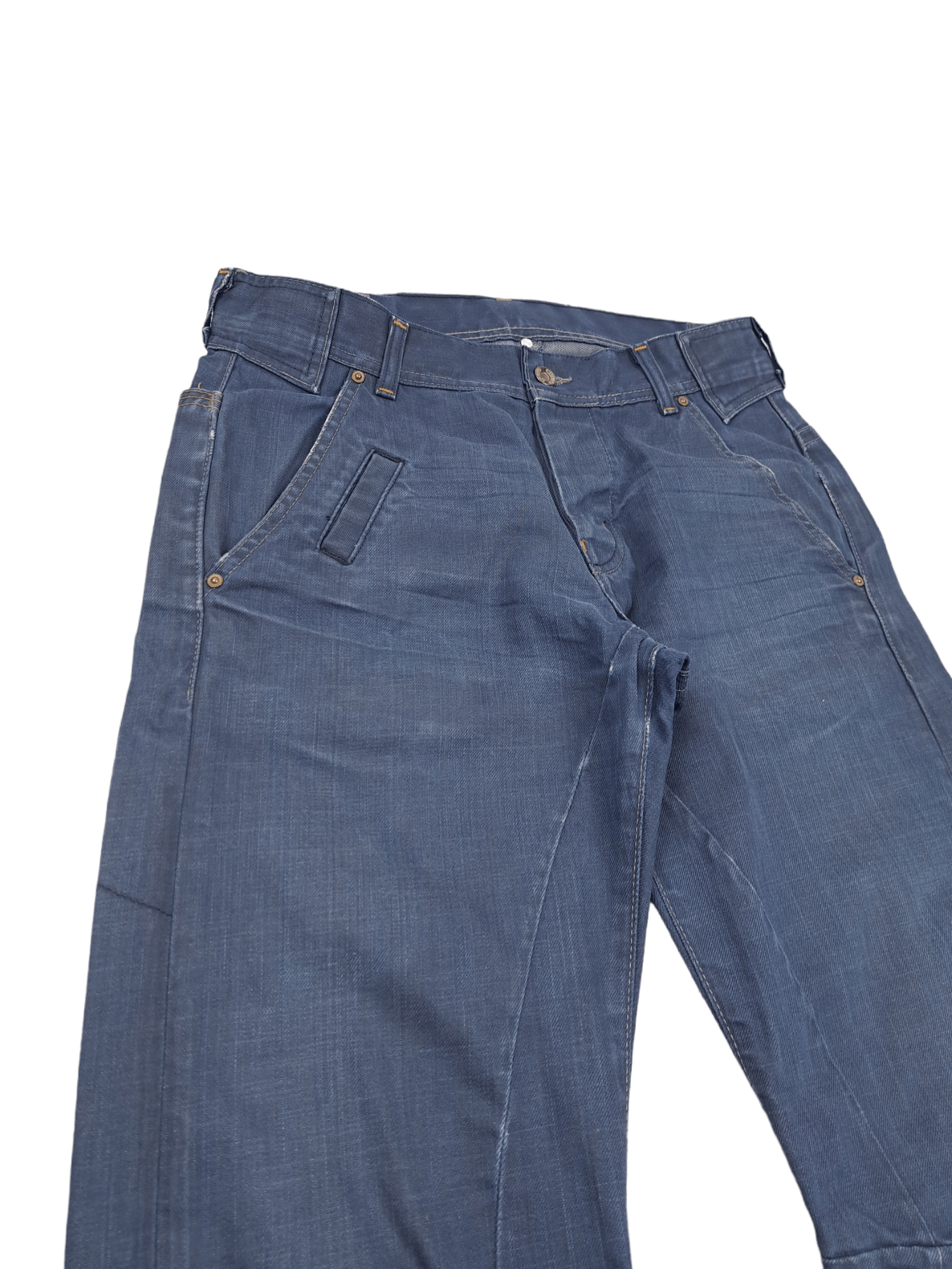 Lee × Vintage 💎 90's Lee 32/32 3D Blackwell Gray Cargo Denim Jeans Size US 32 / EU 48 - 3 Thumbnail
