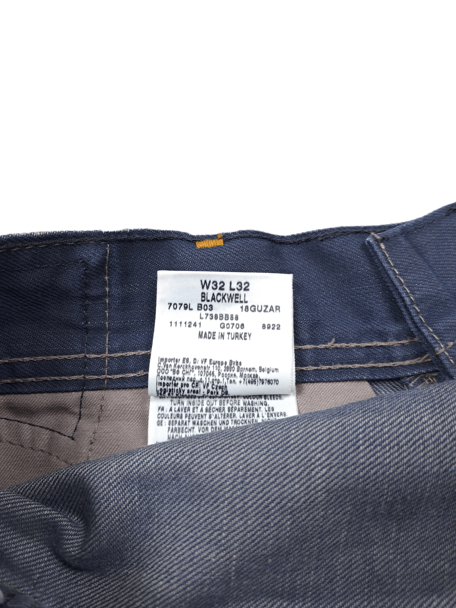 Lee × Vintage 💎 90's Lee 32/32 3D Blackwell Gray Cargo Denim Jeans Size US 32 / EU 48 - 6 Thumbnail