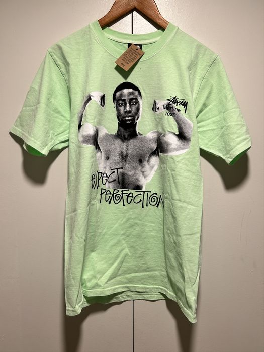 Stussy Stussy x Martine Rose Stand Firm Pigment Dyed Tee green