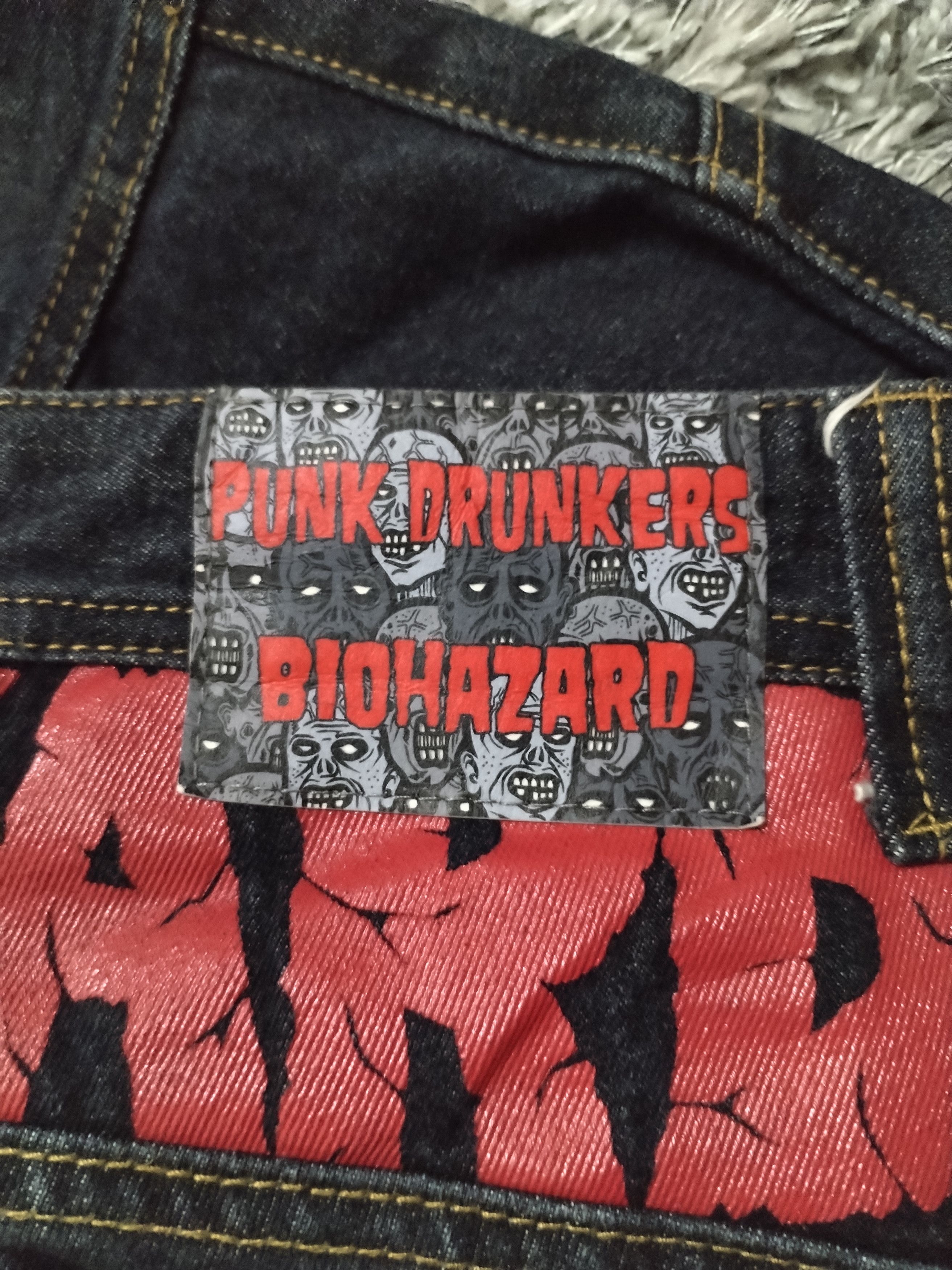 Japanese Brand Japanese Brand Punk Drunker Distressed Denim Size US 32 / EU 48 - 9 Thumbnail
