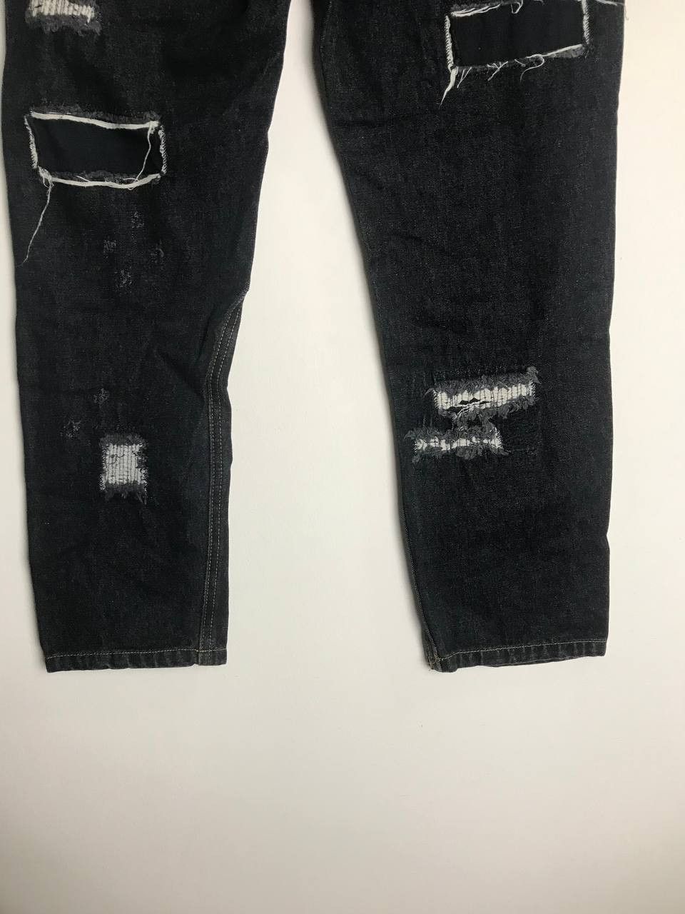 Japanese Brand Japanese Brand Punk Drunker Distressed Denim Size US 32 / EU 48 - 8 Thumbnail