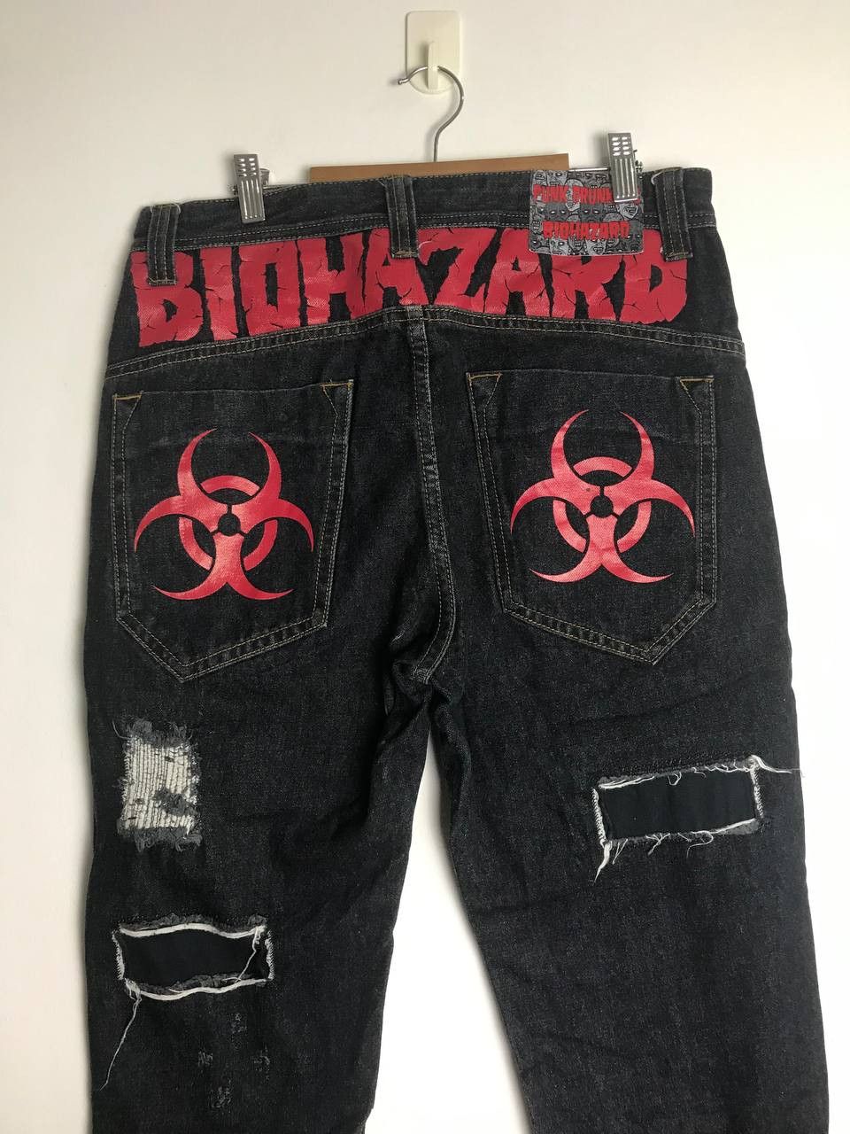 Japanese Brand Japanese Brand Punk Drunker Distressed Denim Size US 32 / EU 48 - 7 Thumbnail