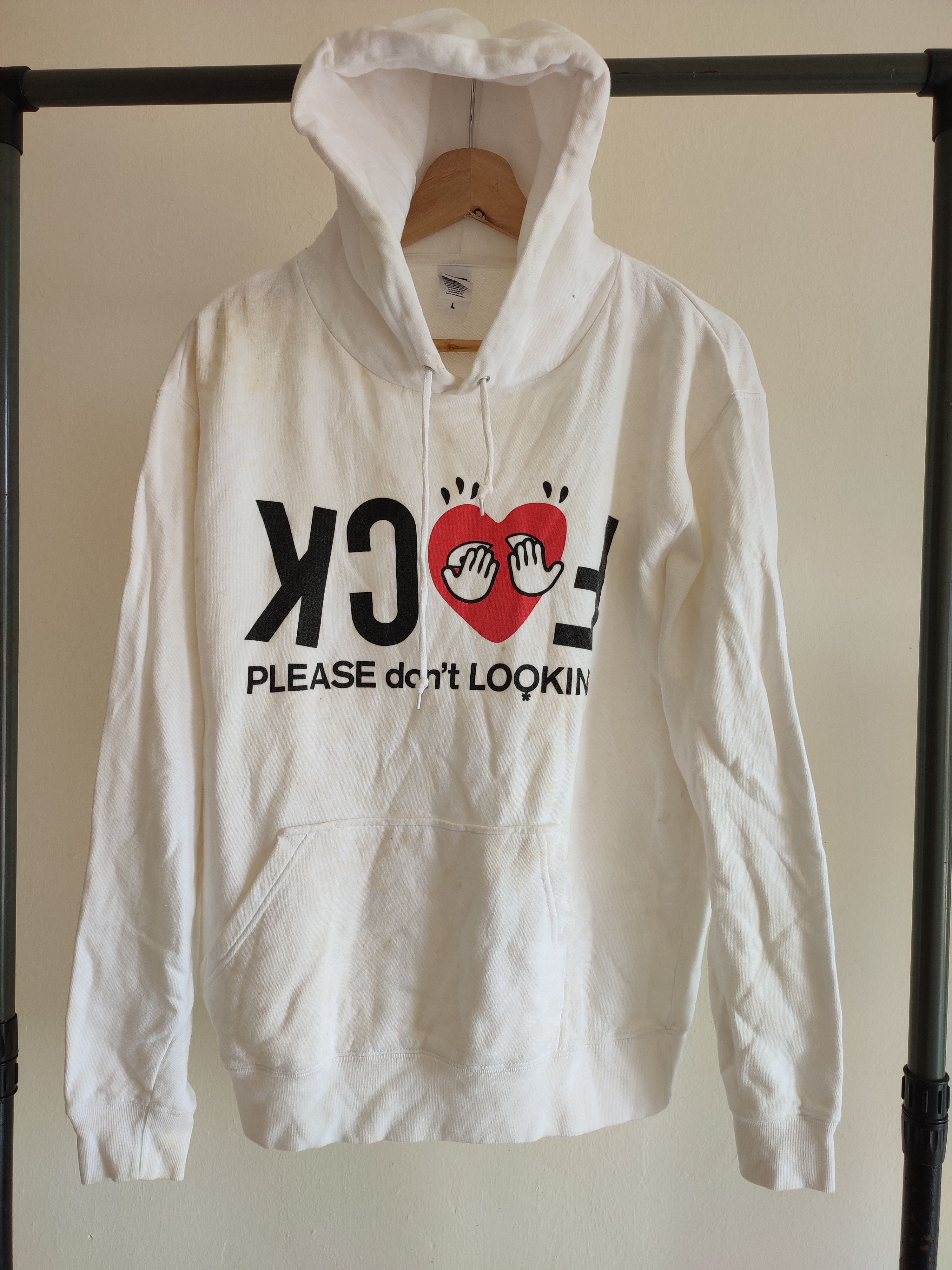 Japanese Brand Crazy Vintage Fuck Love Japanese Hoodies Size US L / EU 52-54 / 3 - 1 Thumbnail