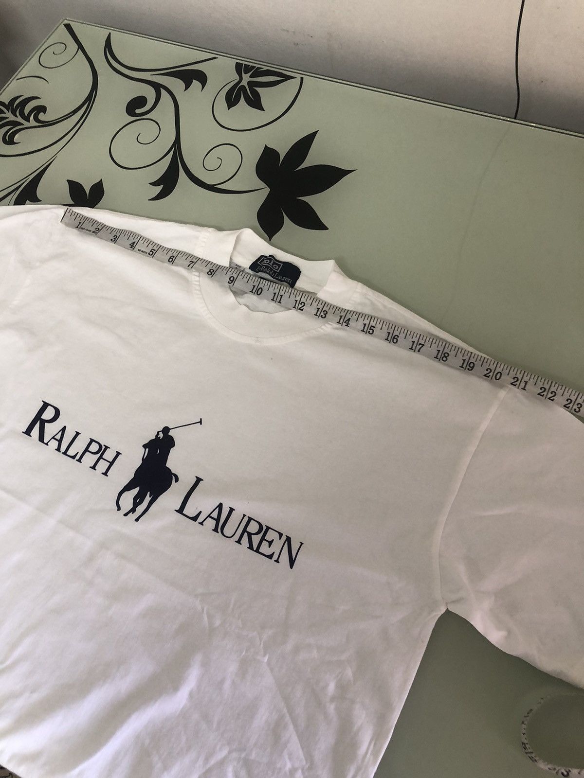 Vintage Vintage Polo Ralph Lauren Big Logo Tshirt Size US L / EU 52-54 / 3 - 17 Thumbnail