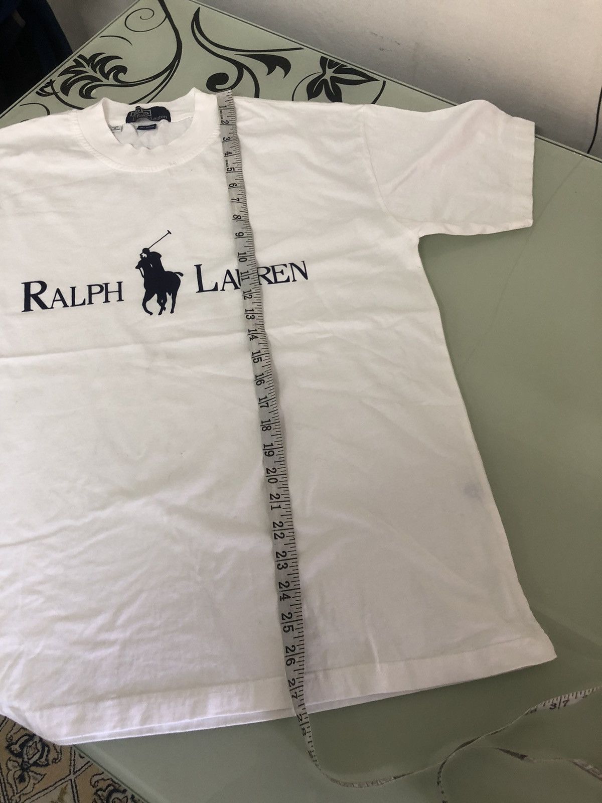 Vintage Vintage Polo Ralph Lauren Big Logo Tshirt Size US L / EU 52-54 / 3 - 13 Thumbnail